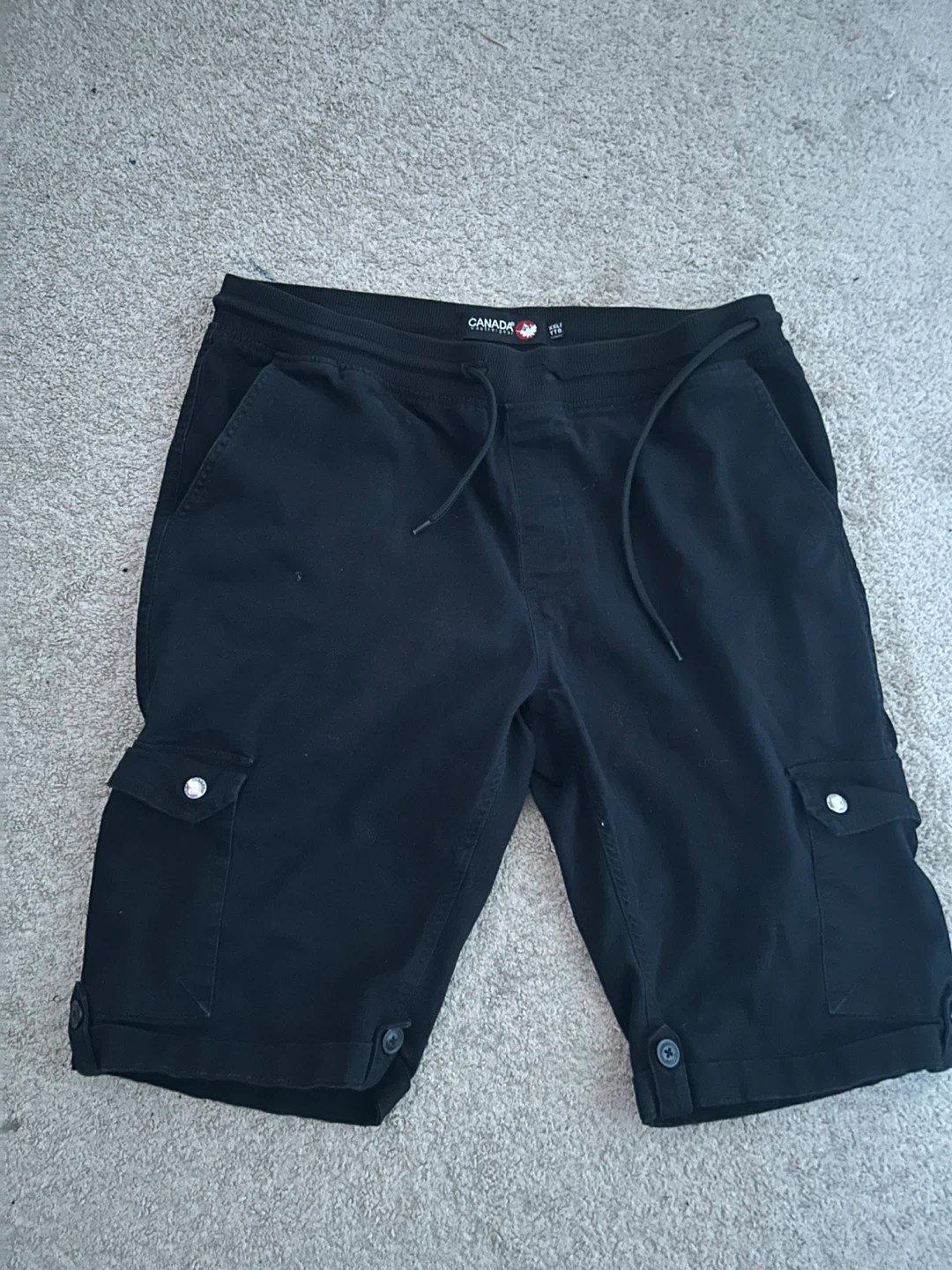 Canada weather gear Black Cargo Shorts