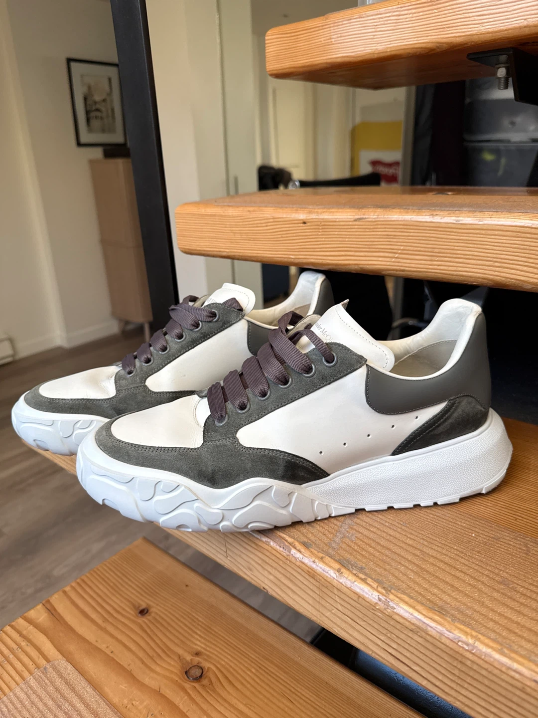 Alexander McQueen Court Trainer Sneakers (Men) - photo 4