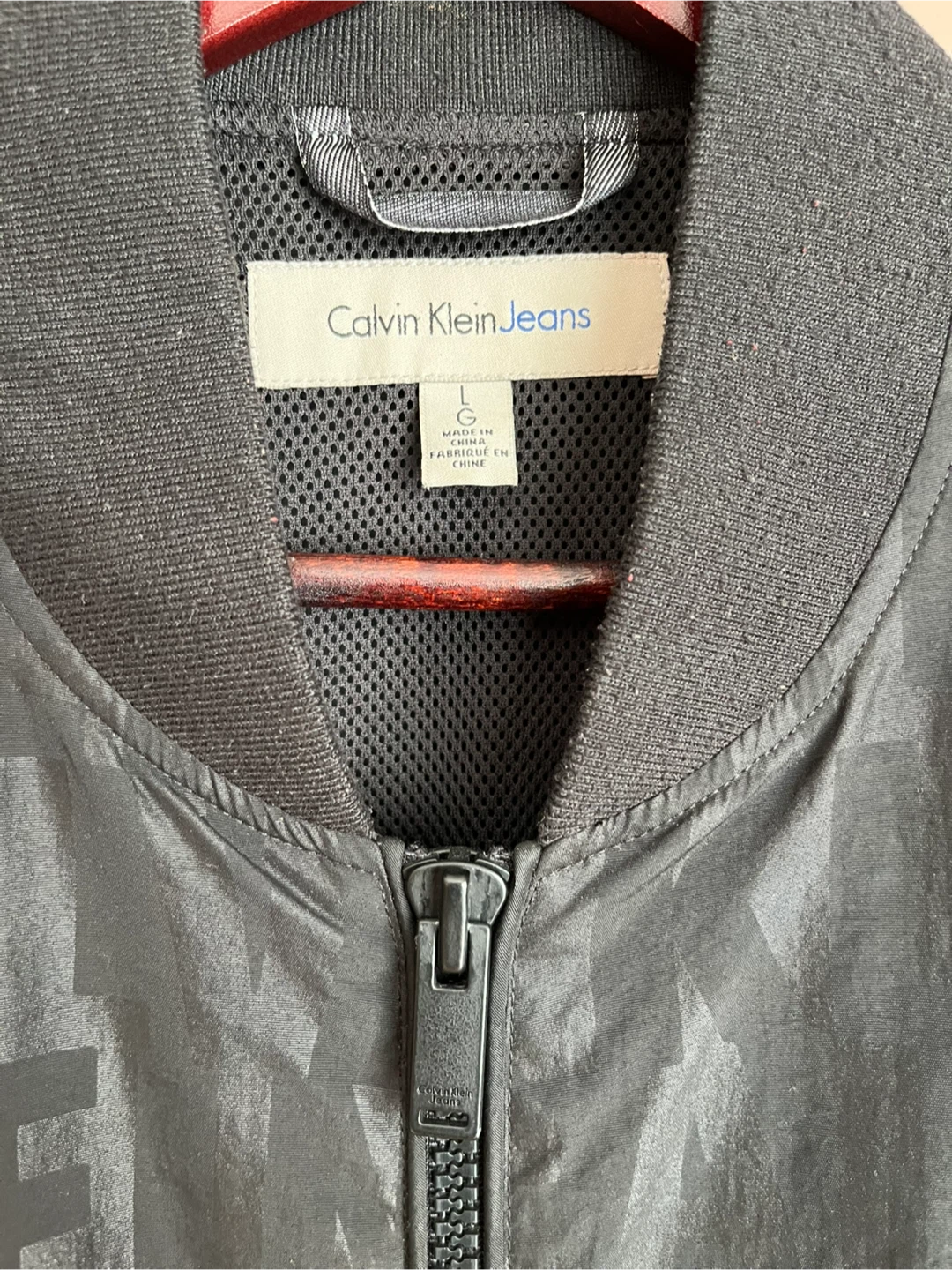 Calvin Klein Jeans Bomber Jacket - Size L Women’s - photo 3