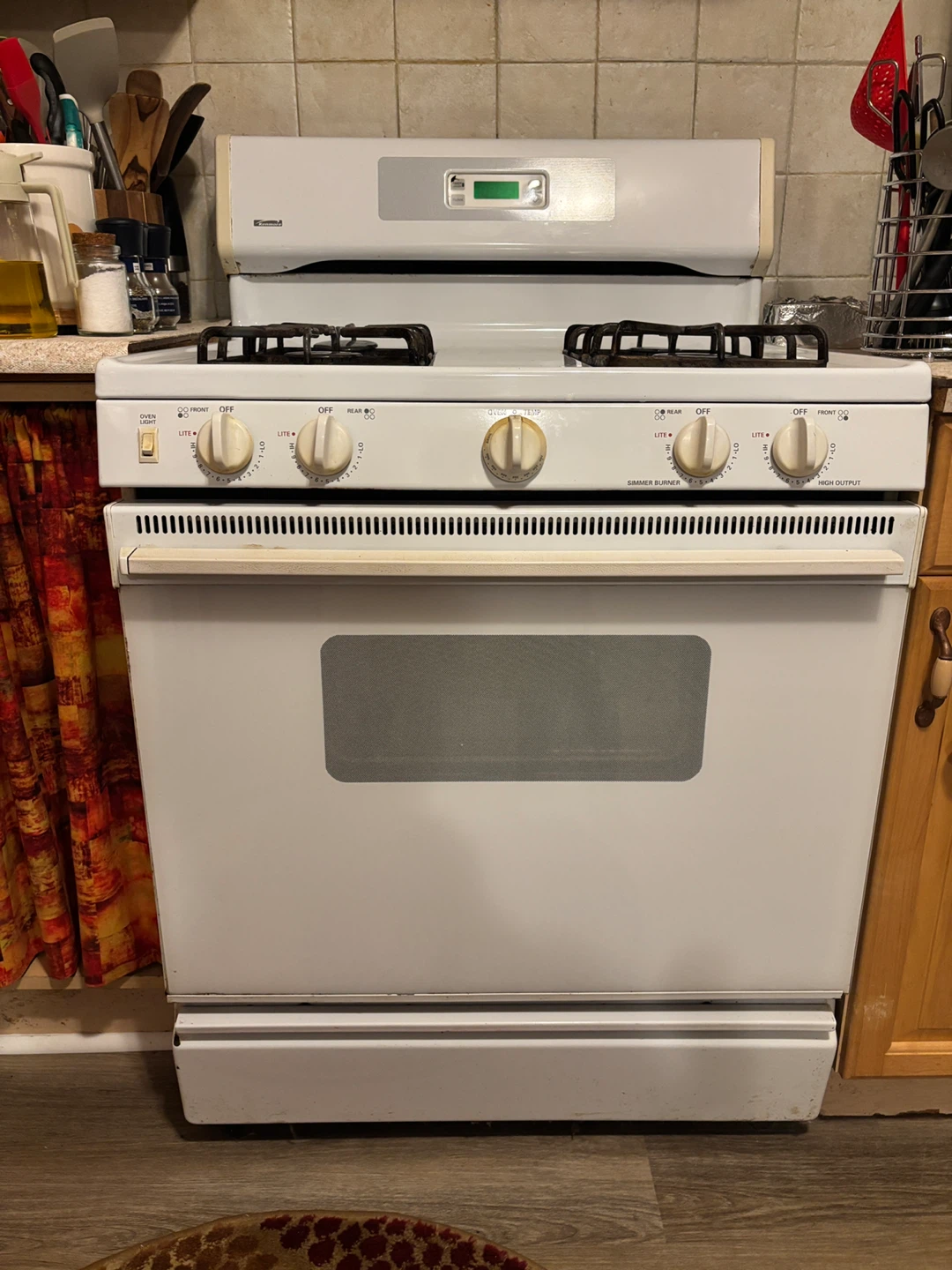 Kenmore 30” free standing slide in GAS Range
