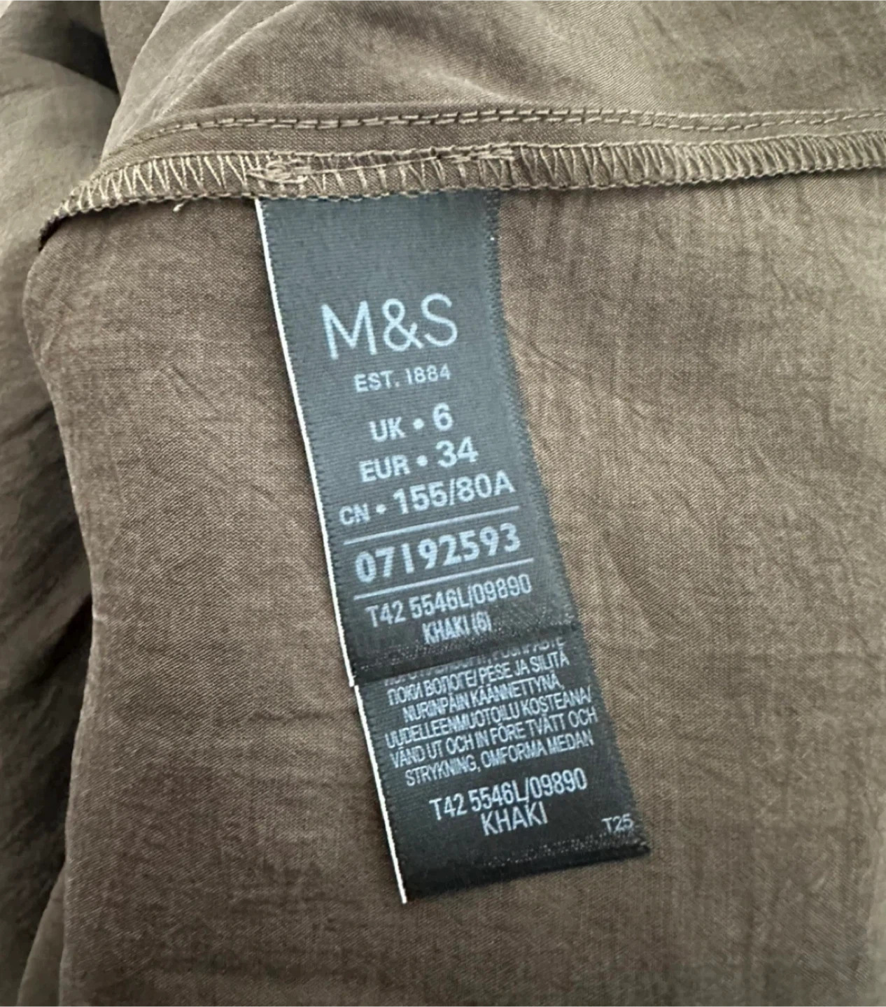 M&S Khaki Dress - photo 3