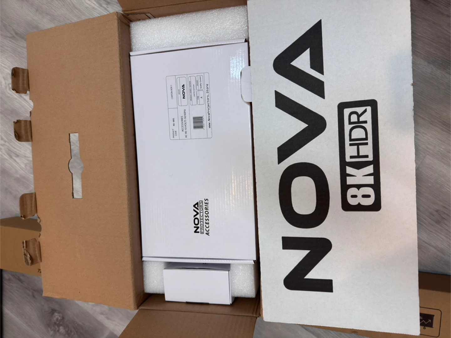 NOVA NV-ONE 8K HDR Projector with ATVIA 72" Screen - photo 4