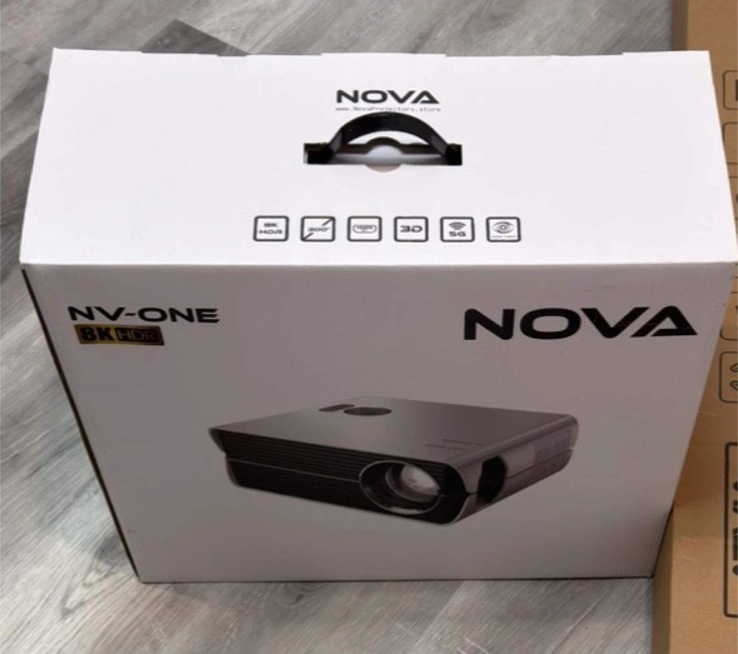 NOVA NV-ONE 8K HDR Projector with ATVIA 72" Screen - photo 2