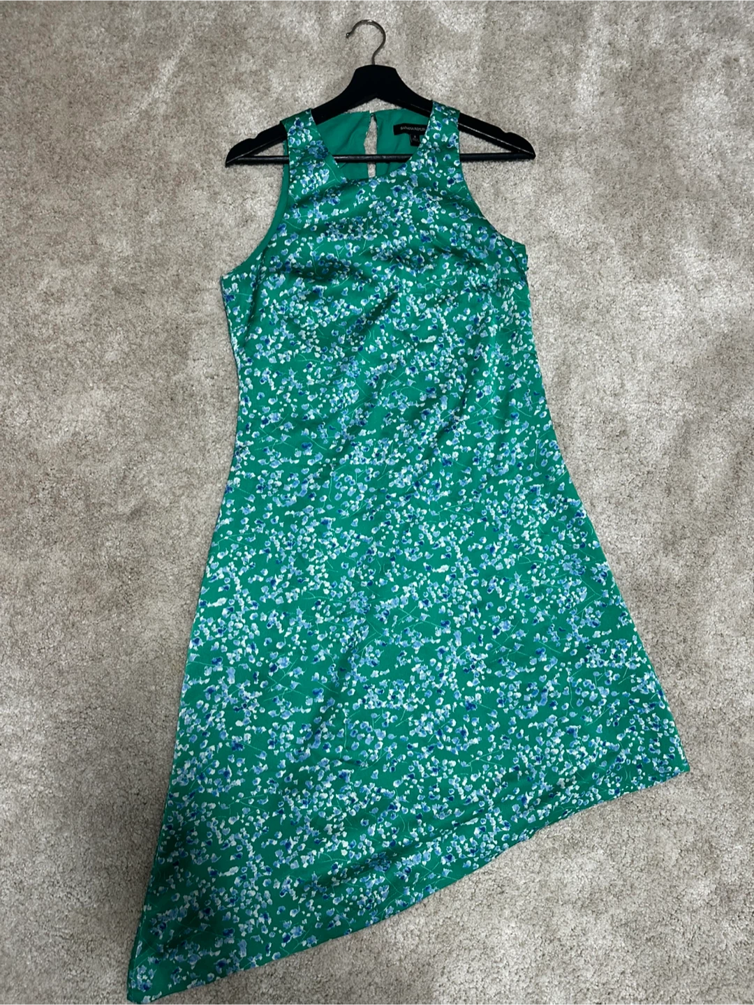 Banana Republic Green Floral Dress - Size 8