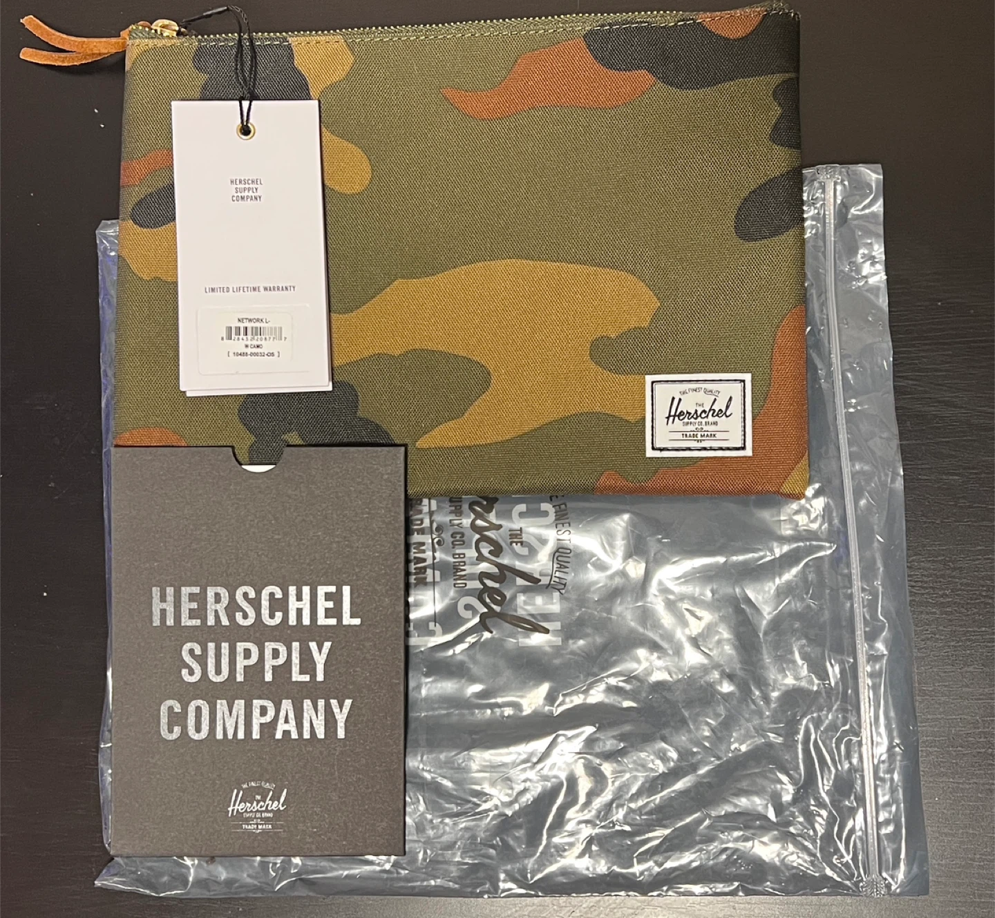 Herschel Network XL Camo Pouch - New
