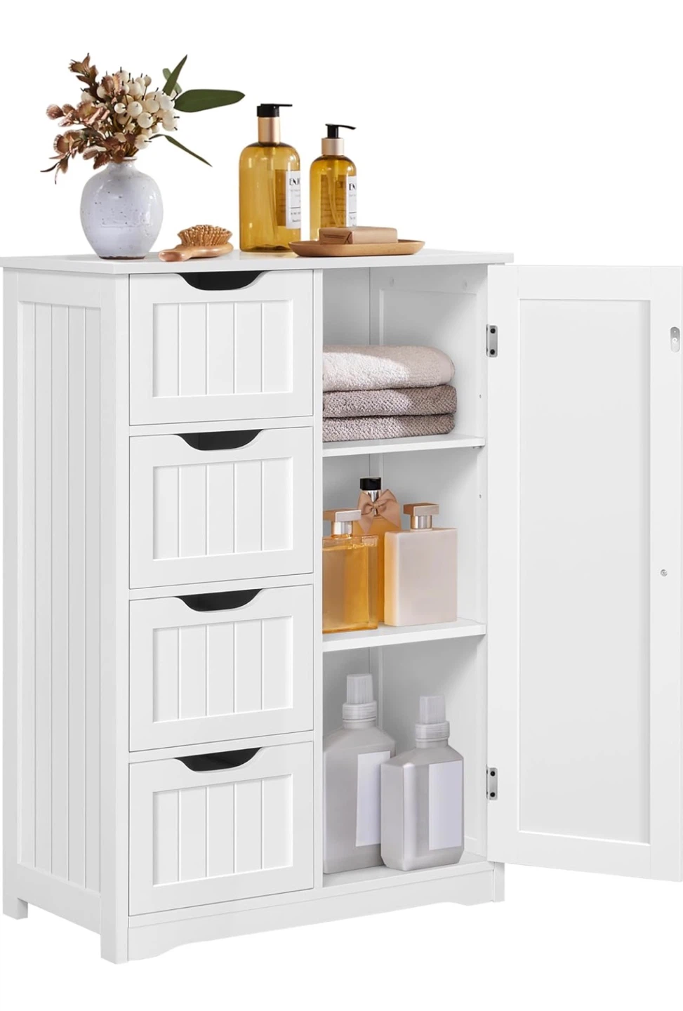 Wooden cabinet for storage