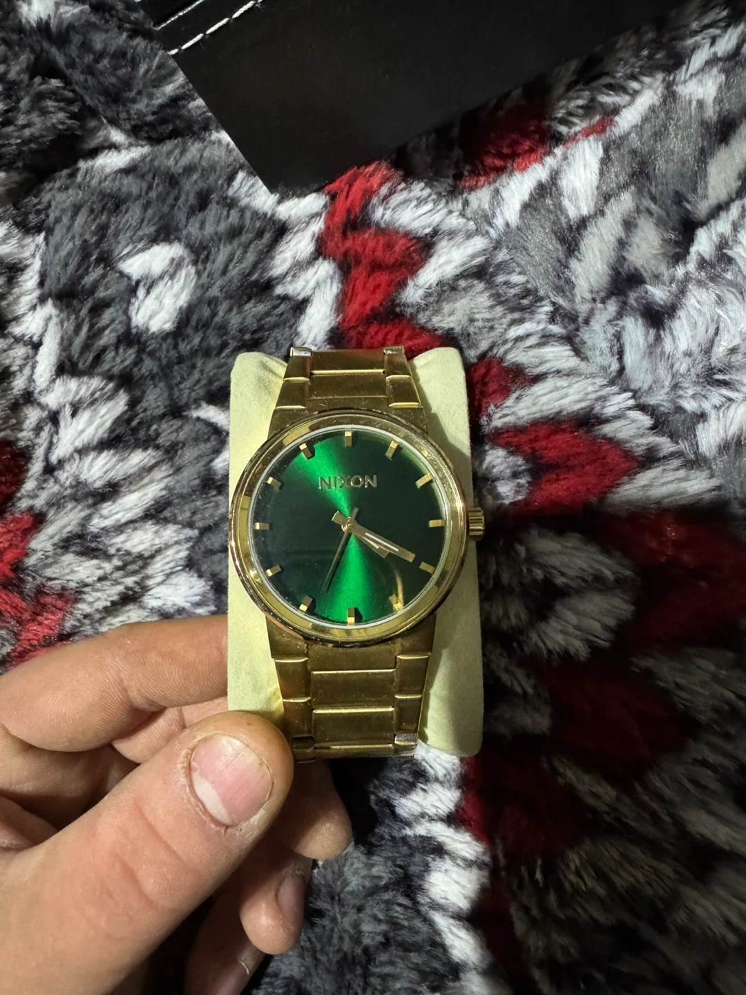 Nixon Time Teller Gold/Green Watch