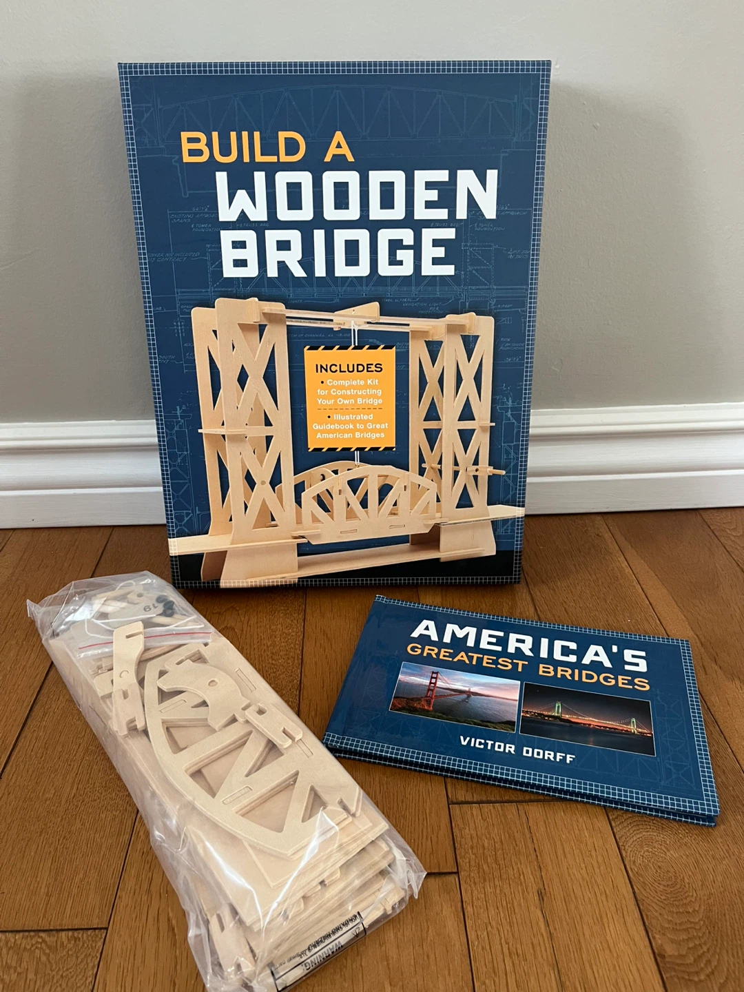Build a Wooden Bridge Kit- Brand New