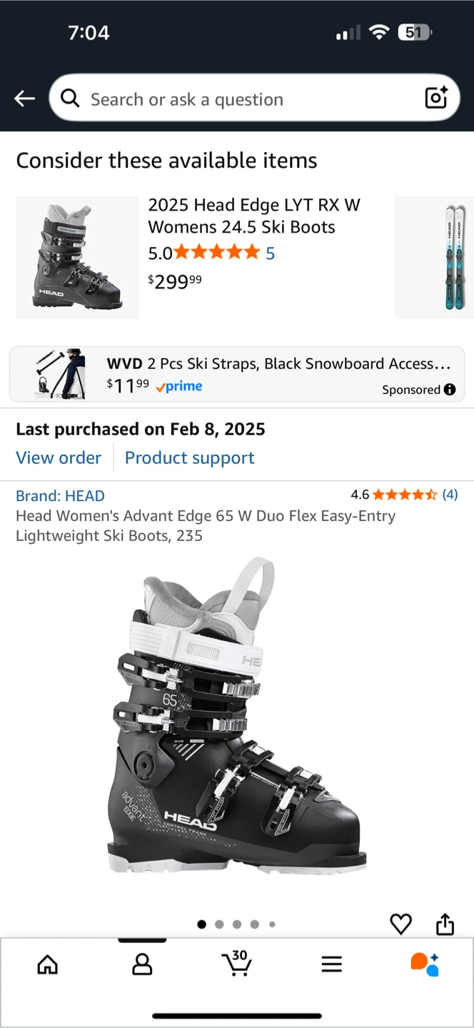 Head Advant Edge 65 W Ski Boots ( 230 size ) - photo 5
