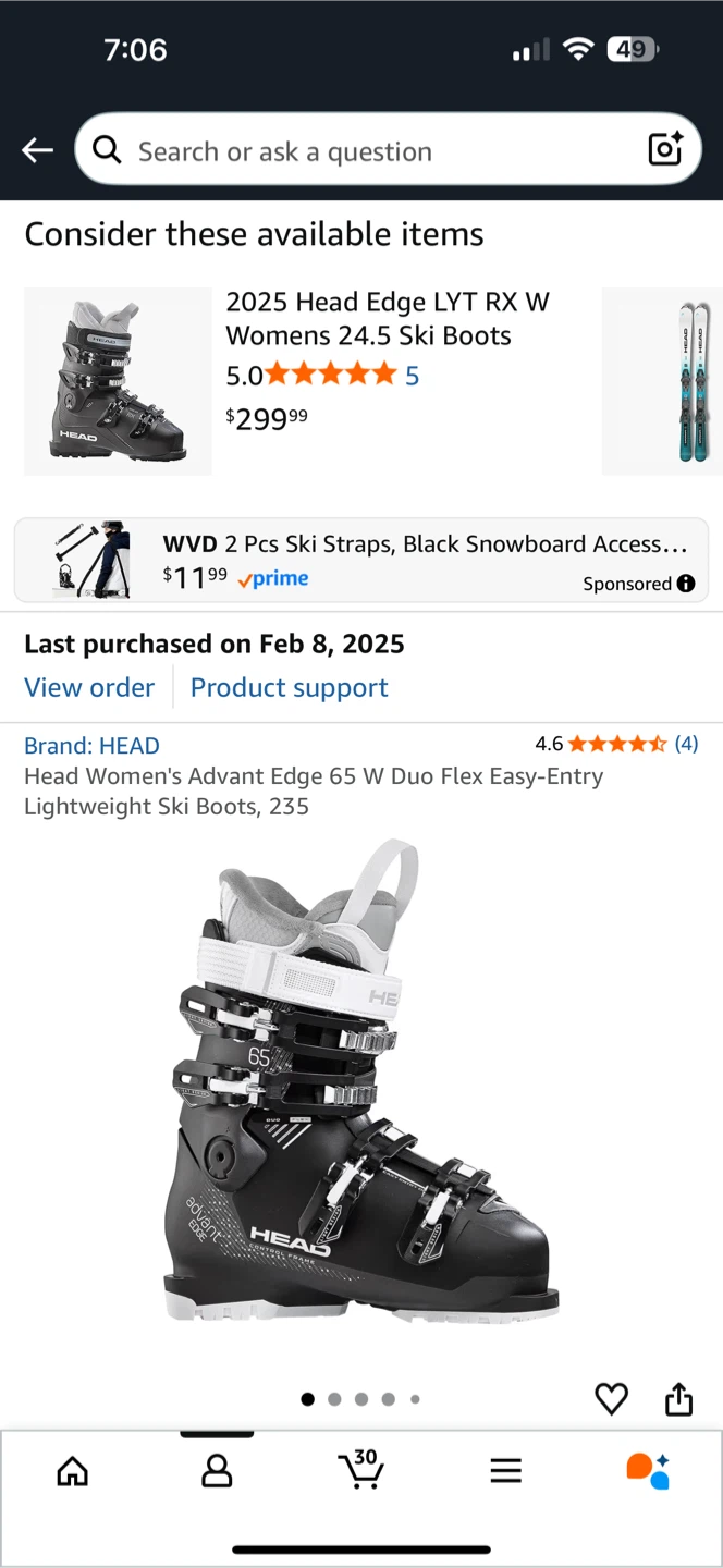 Head Advant Edge 65 W Ski Boots ( 230 size ) - photo 2