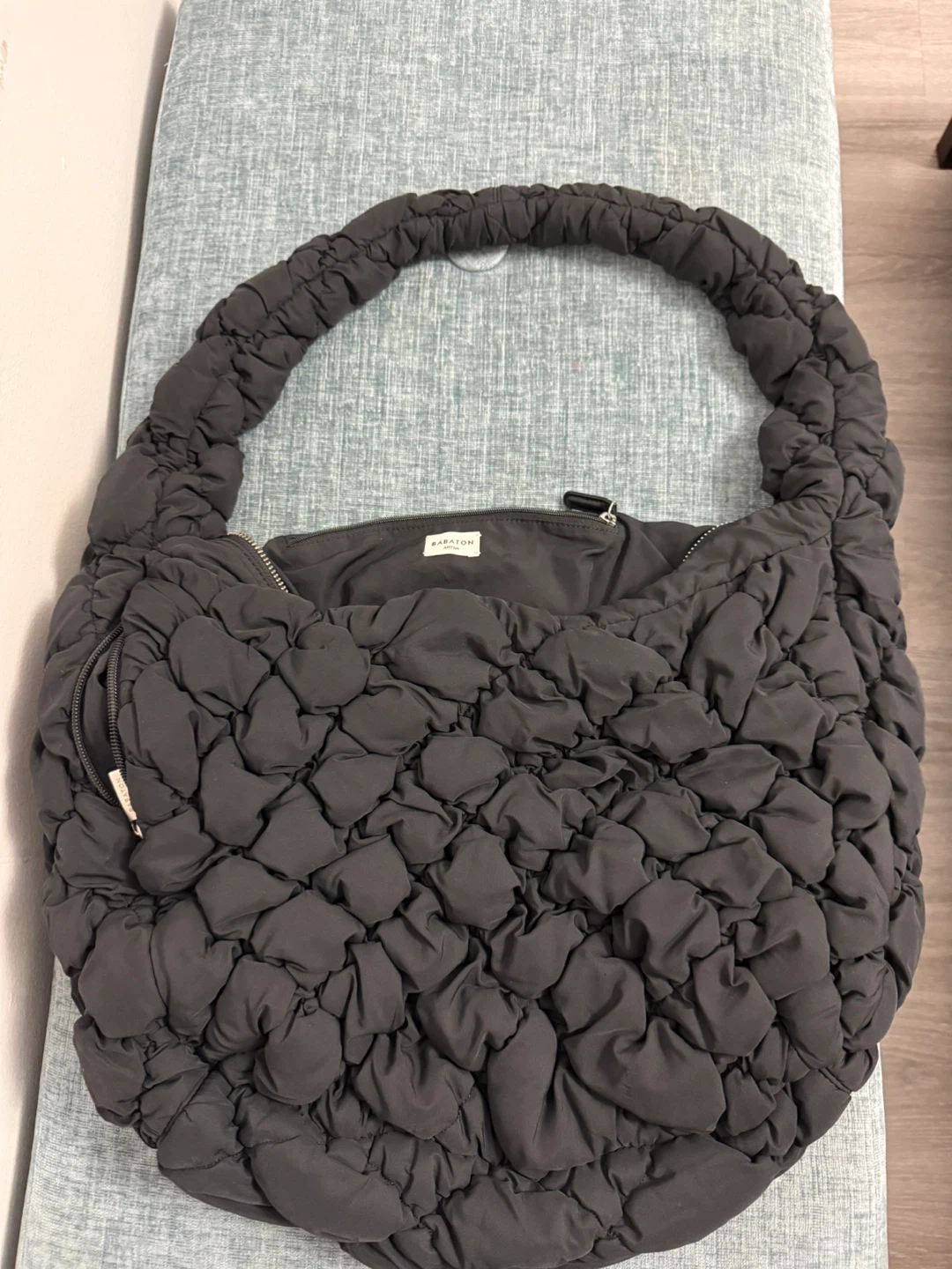 Aritzia Babaton Puffer Bag - Black - photo 3