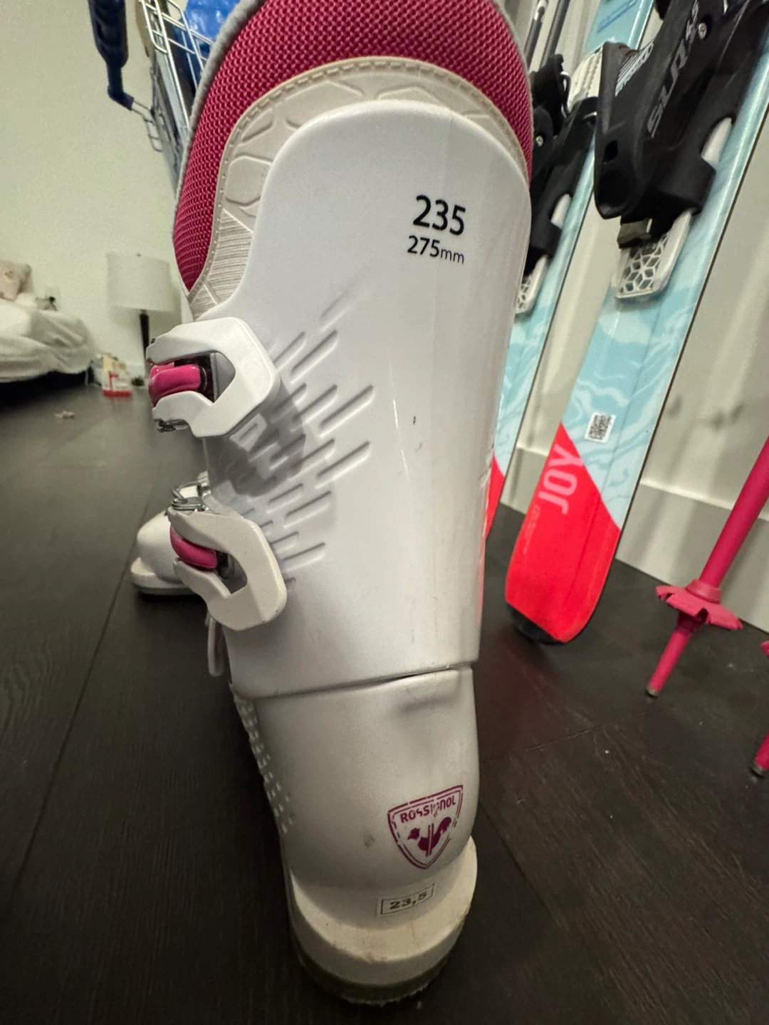 Rossignol Comp J4 White Ski Boots - Size 235 - photo 3