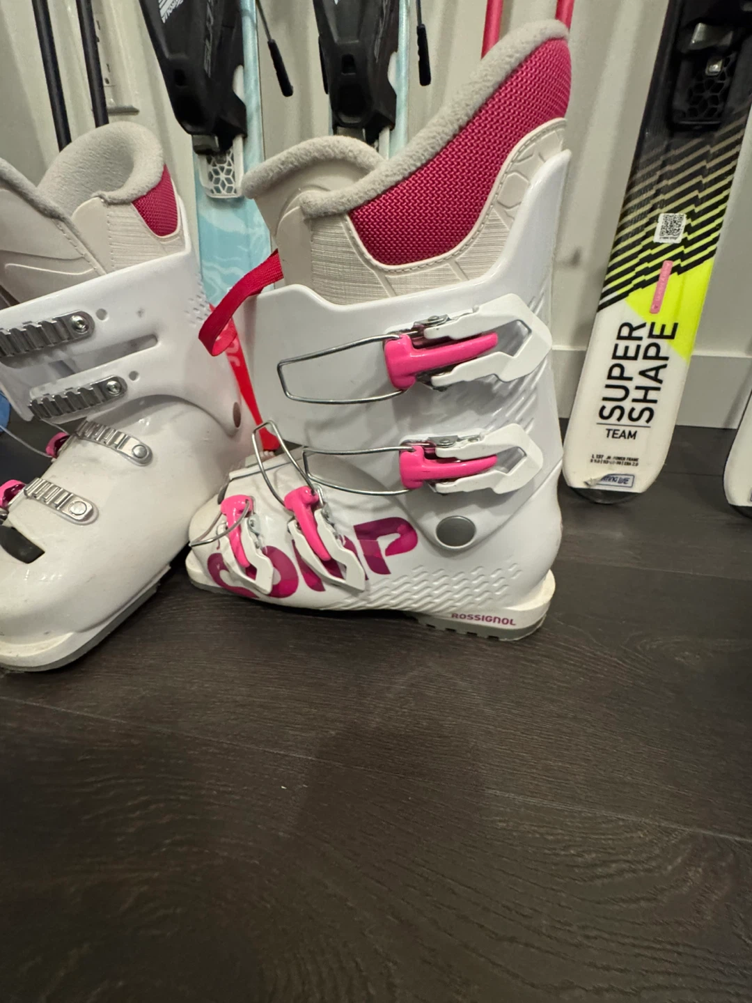 Rossignol Comp J4 White Ski Boots - Size 235 - photo 4