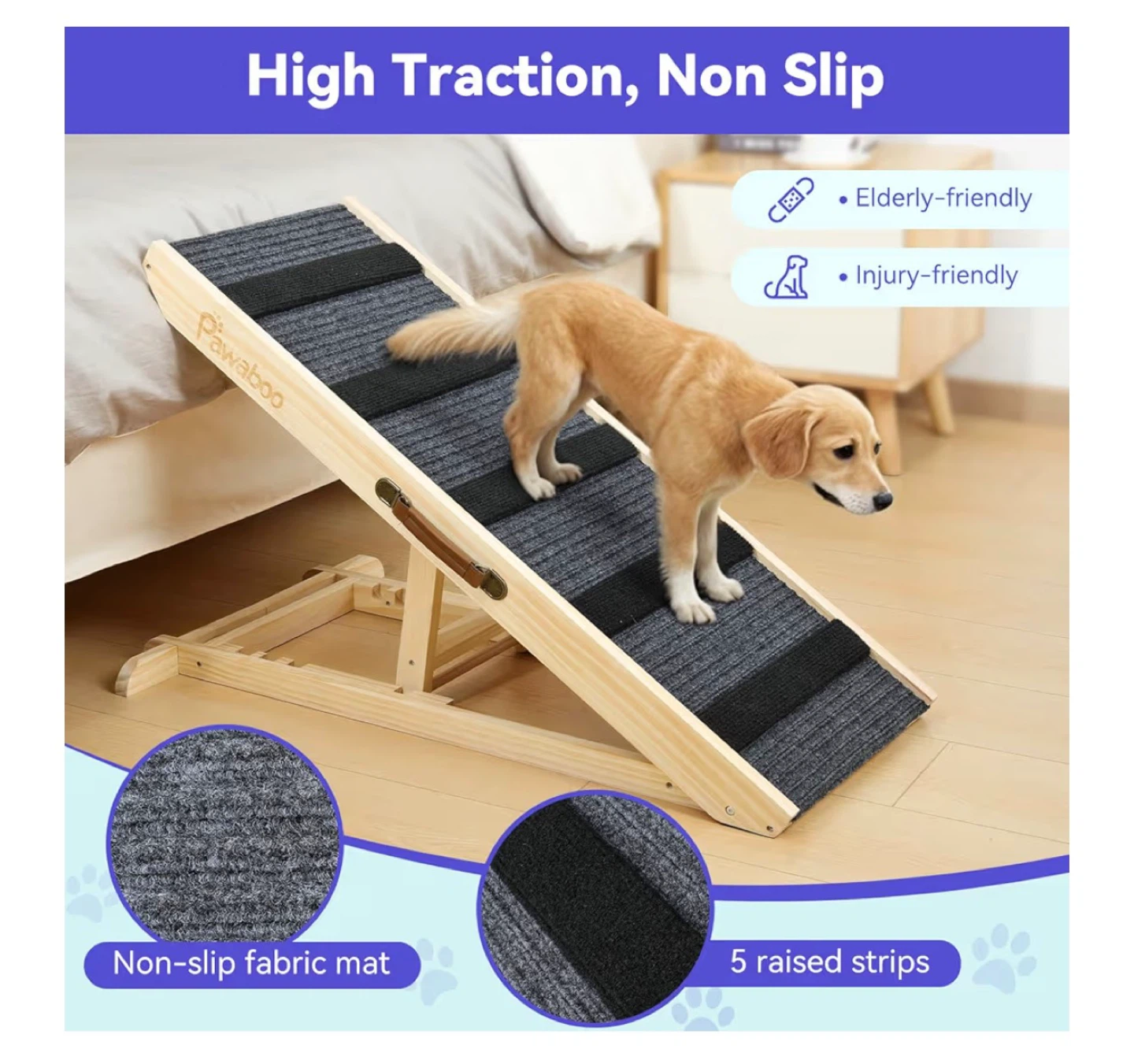 Pawaboo Adjustable Pet Ramp/Stairs - photo 2