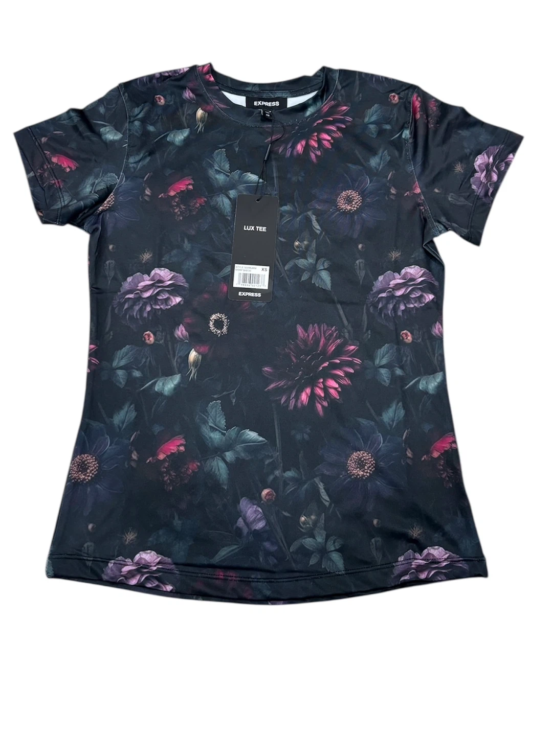 Express Lux Tee Floral - Size XS - New
