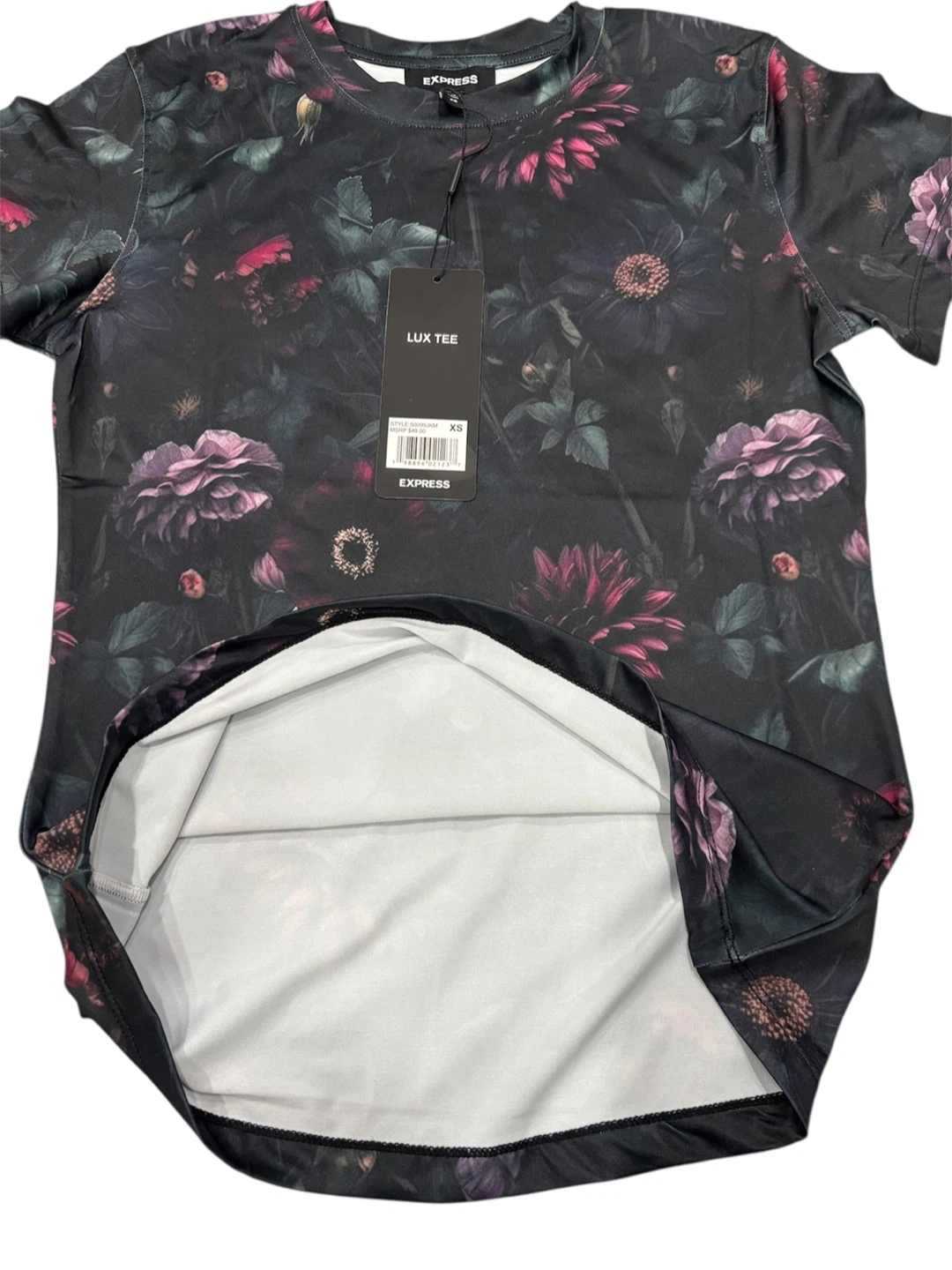 Express Lux Tee Floral - Size XS - New - photo 2