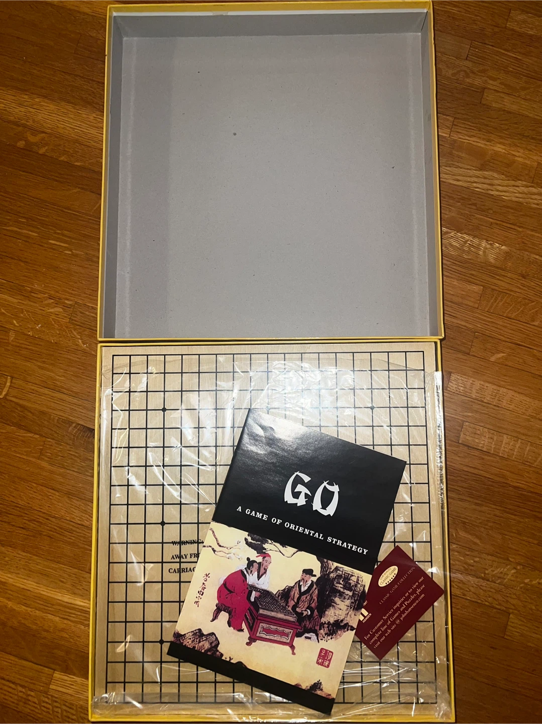Go Game - Vintage John H Hanson Co Wooden Board - photo 2