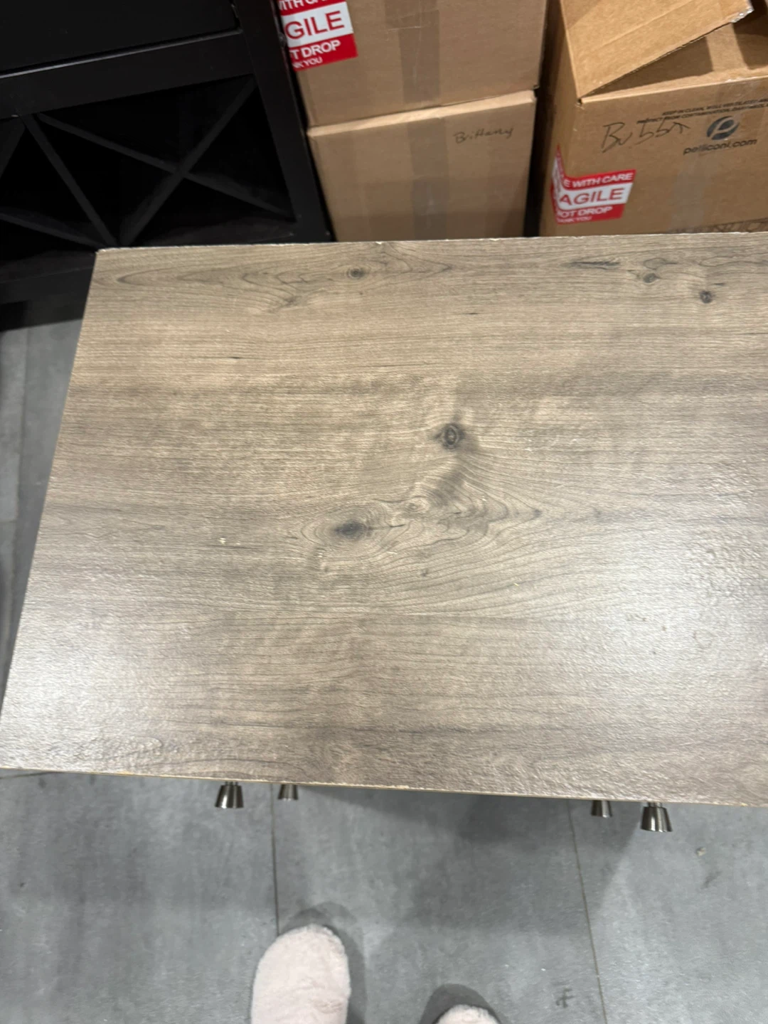 Wood Finish Nightstand
