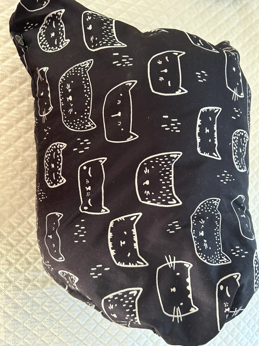 Cat Print sleeping Bag - Black & White - photo 3