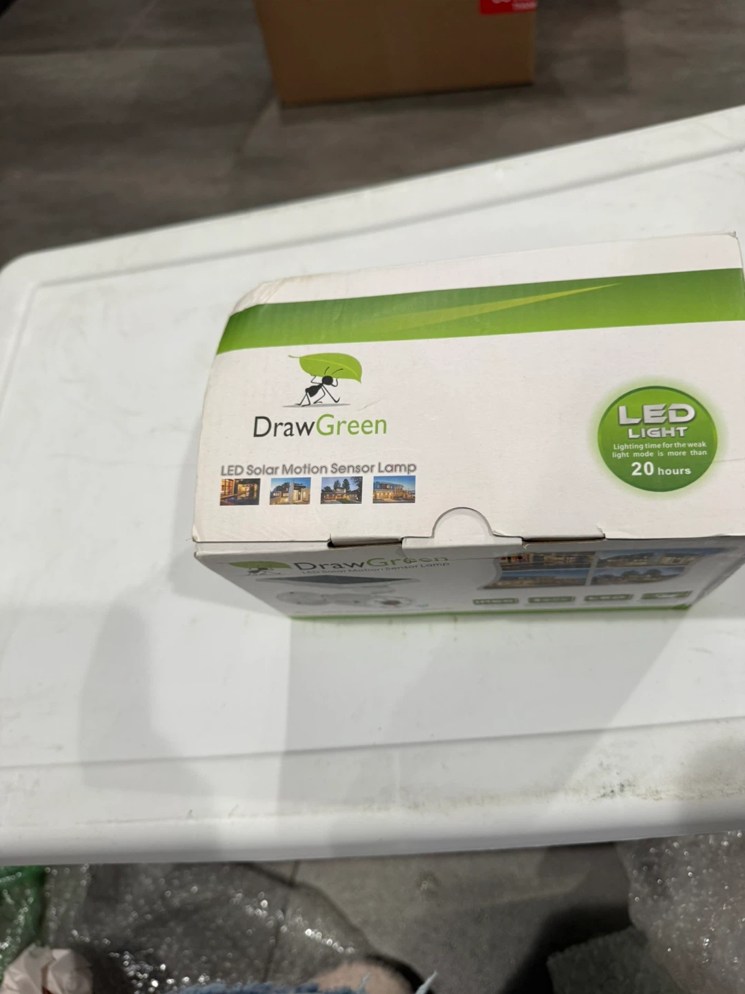 DrawGreen LED Solar Motion Sensor Lamp - New - photo 2