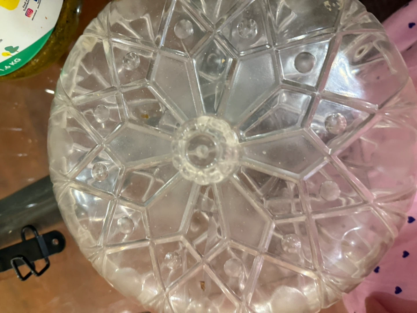 Clear Plastic Serving Tray with led - photo 2