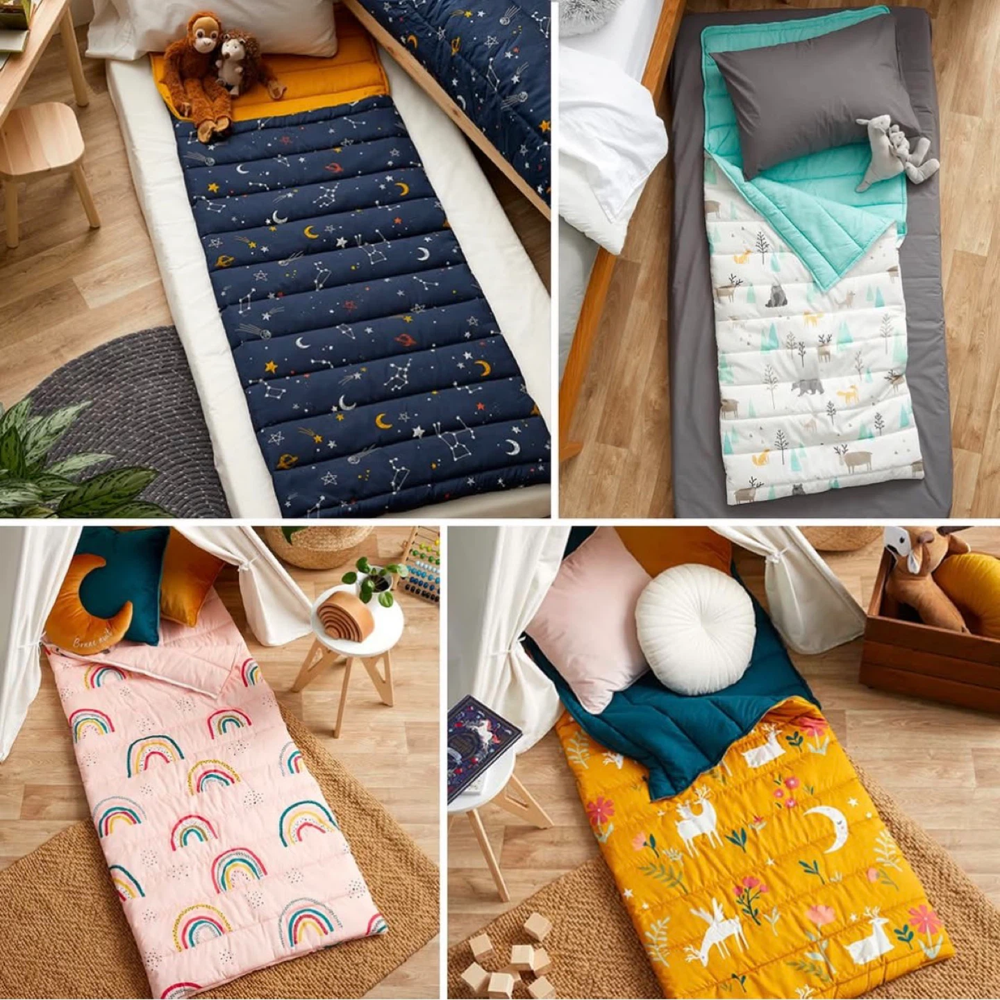 Cat Print sleeping Bag - Black & White - photo 4