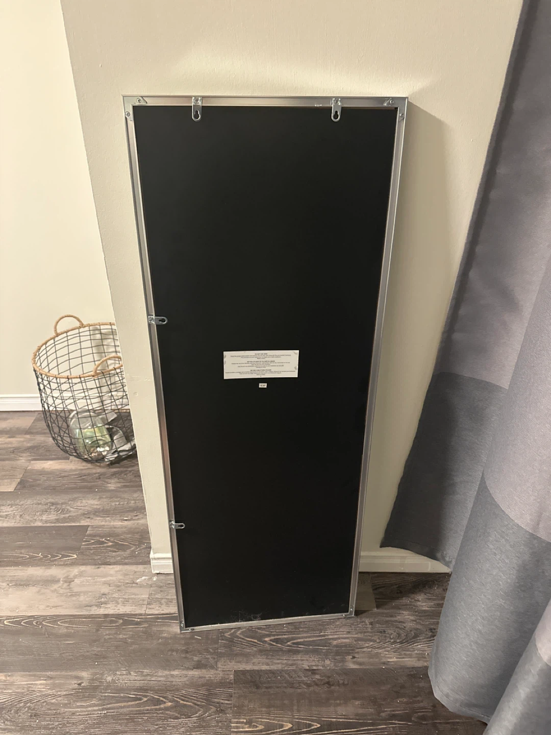 Full Length Silver Framed Mirror - photo 2