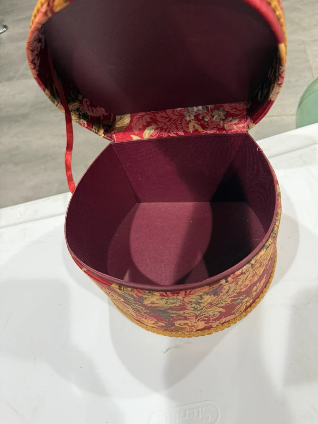 Floral Hat Box