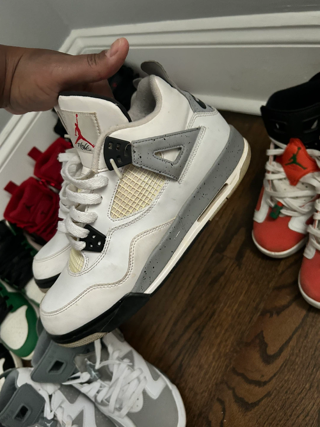 Air Jordan Retro 4 “white cement” - photo 2