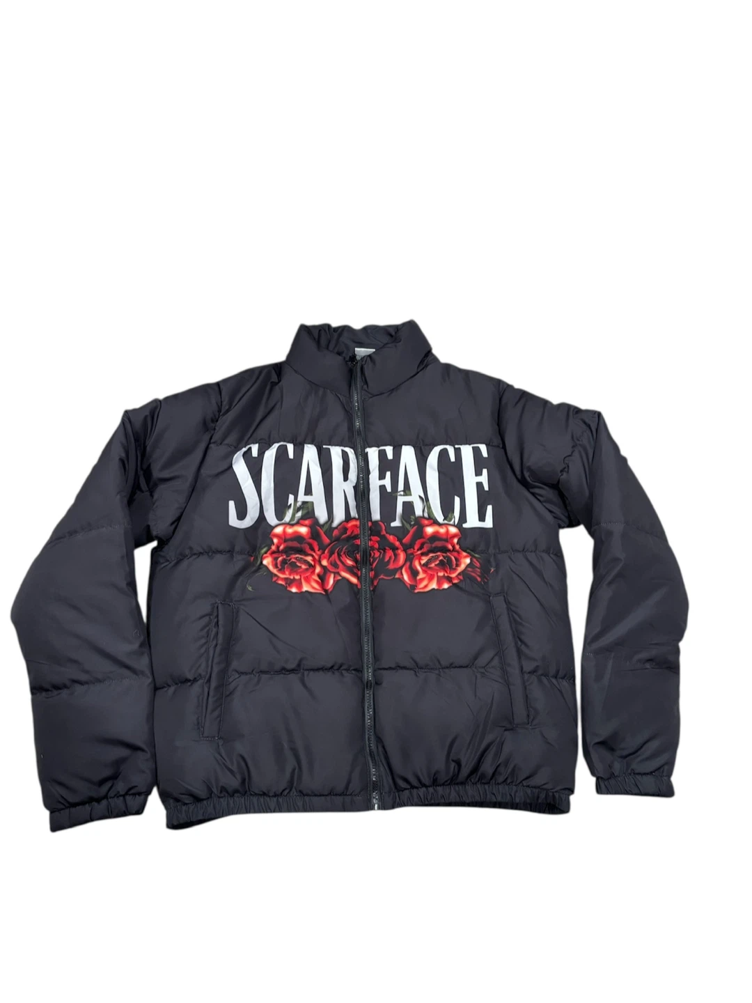 Scarface Black Puffer Jacket - Size M