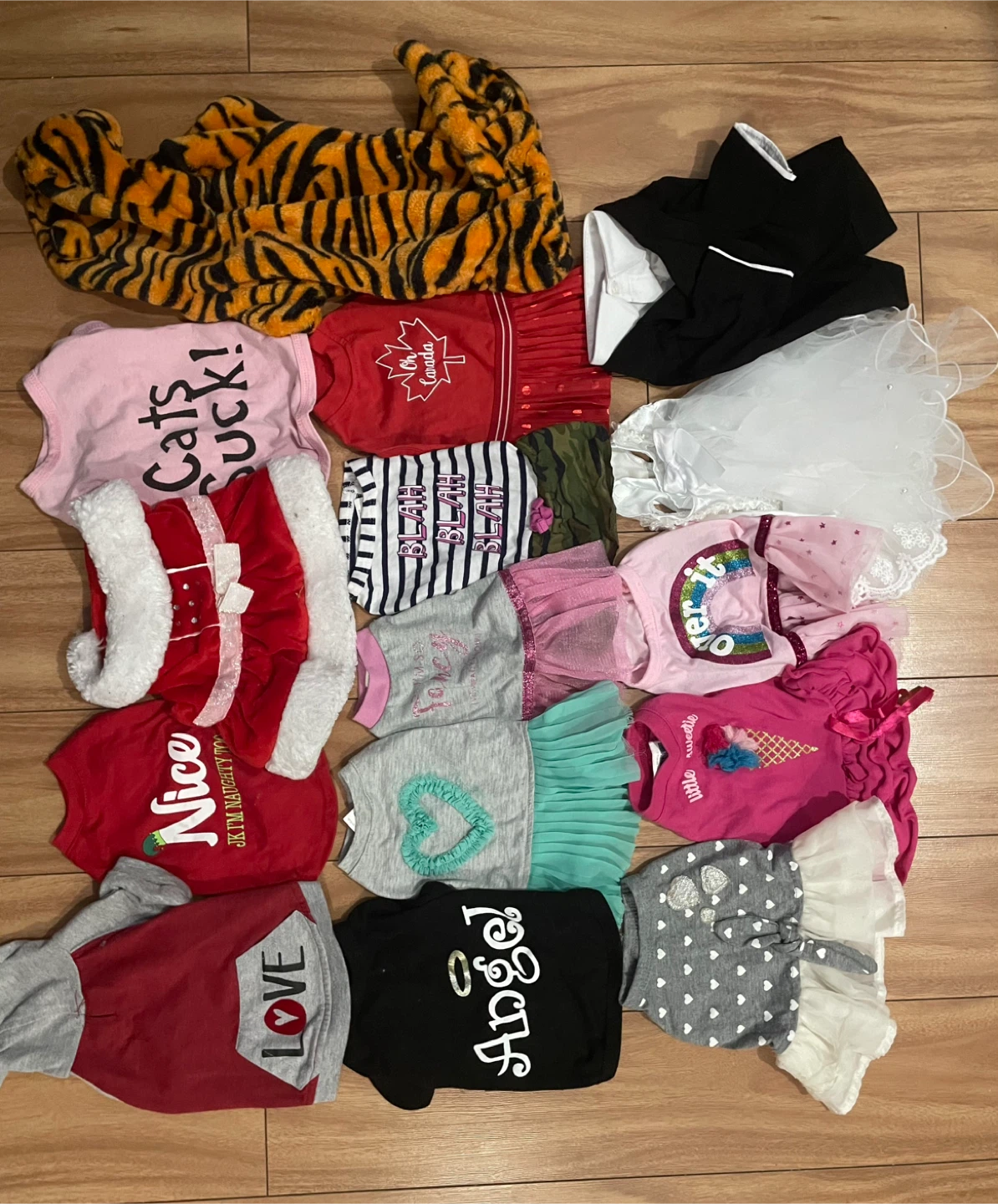 Dog Clothes Bundle - Assorted Styles & Sizes