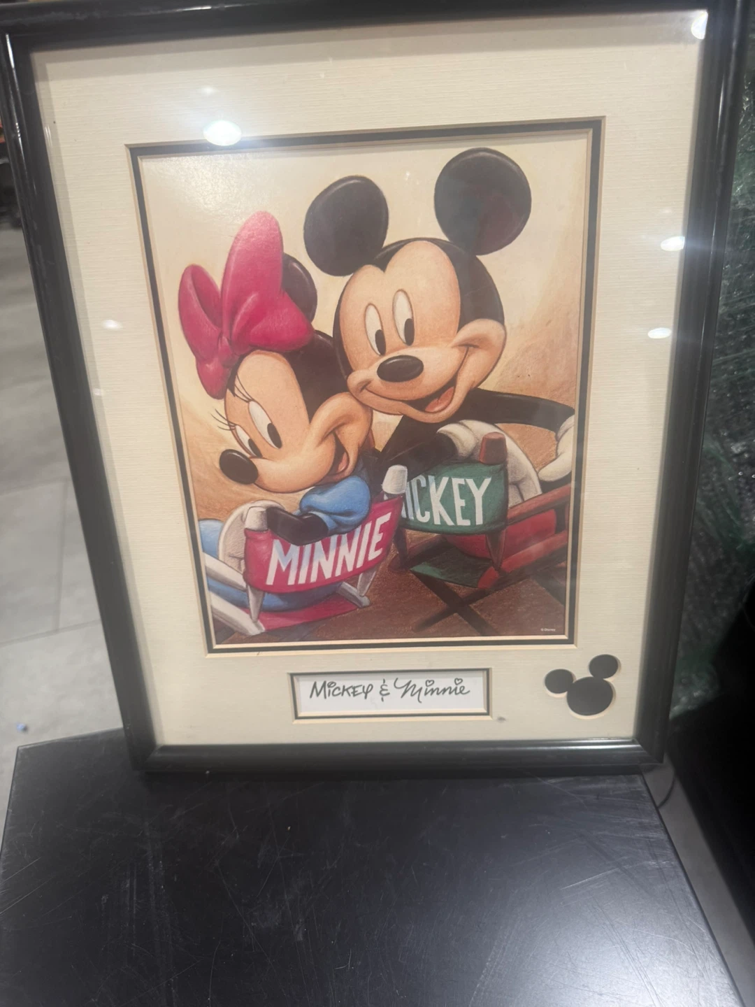 Framed Mickey & Minnie Print