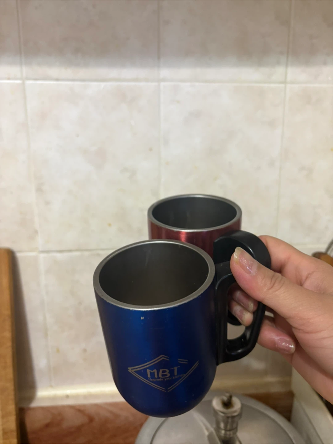 MBT Stainless Steel Mug & Strawberry Cup