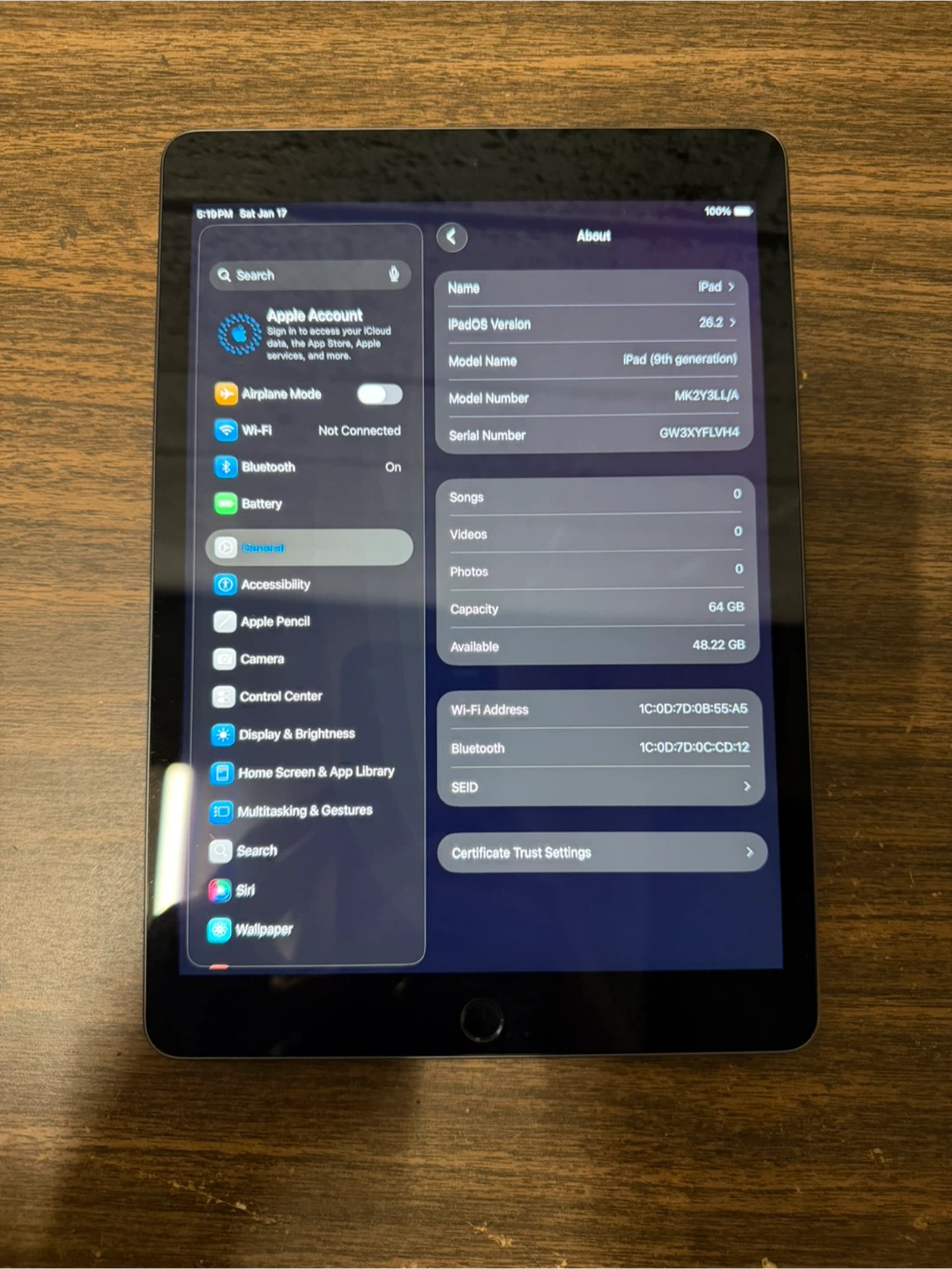 iPad 9th Gen