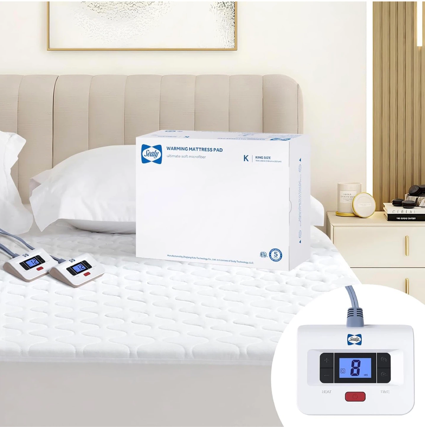Sealy Heated Mattress Pad - King Size - photo 3