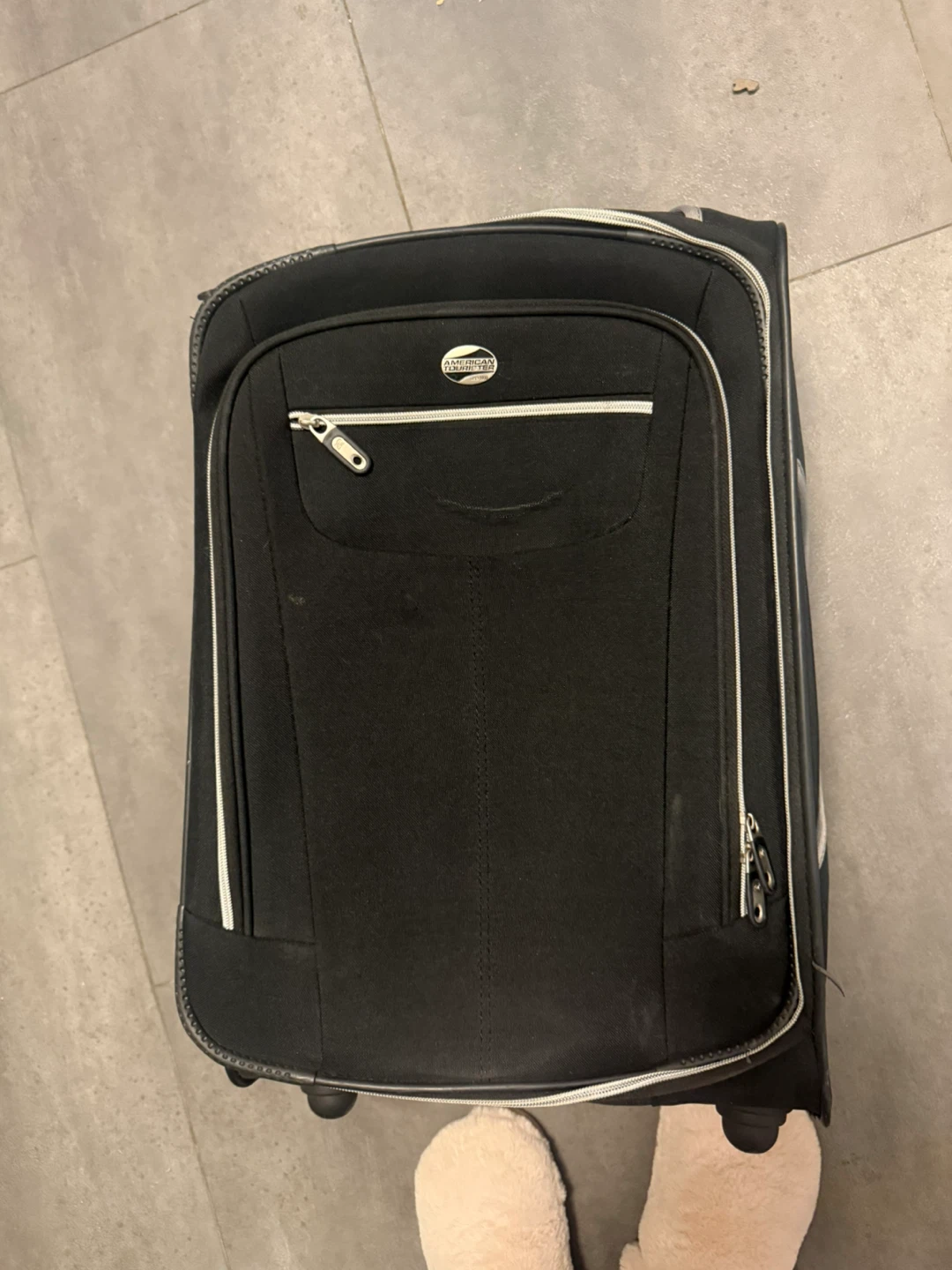 American Tourister Black Carry-On Suitcase