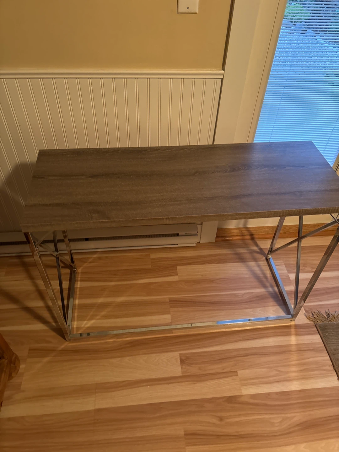 Modern Desk with Metal Frame - photo 2