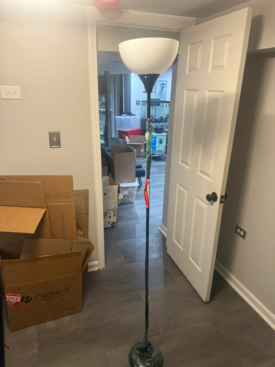 Floor Lamp - White Shade
