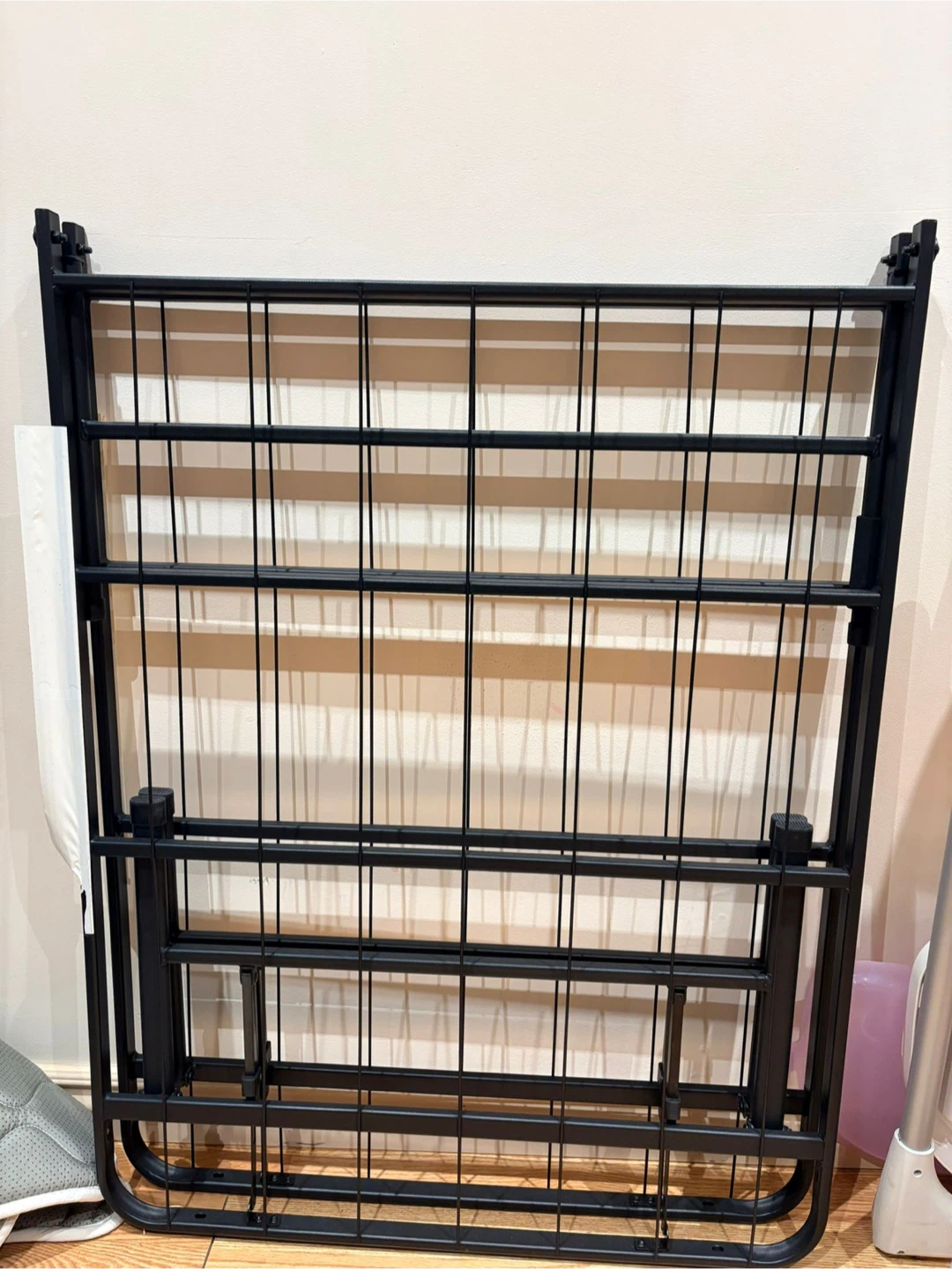 Folding Bed Frame - Black - photo 2
