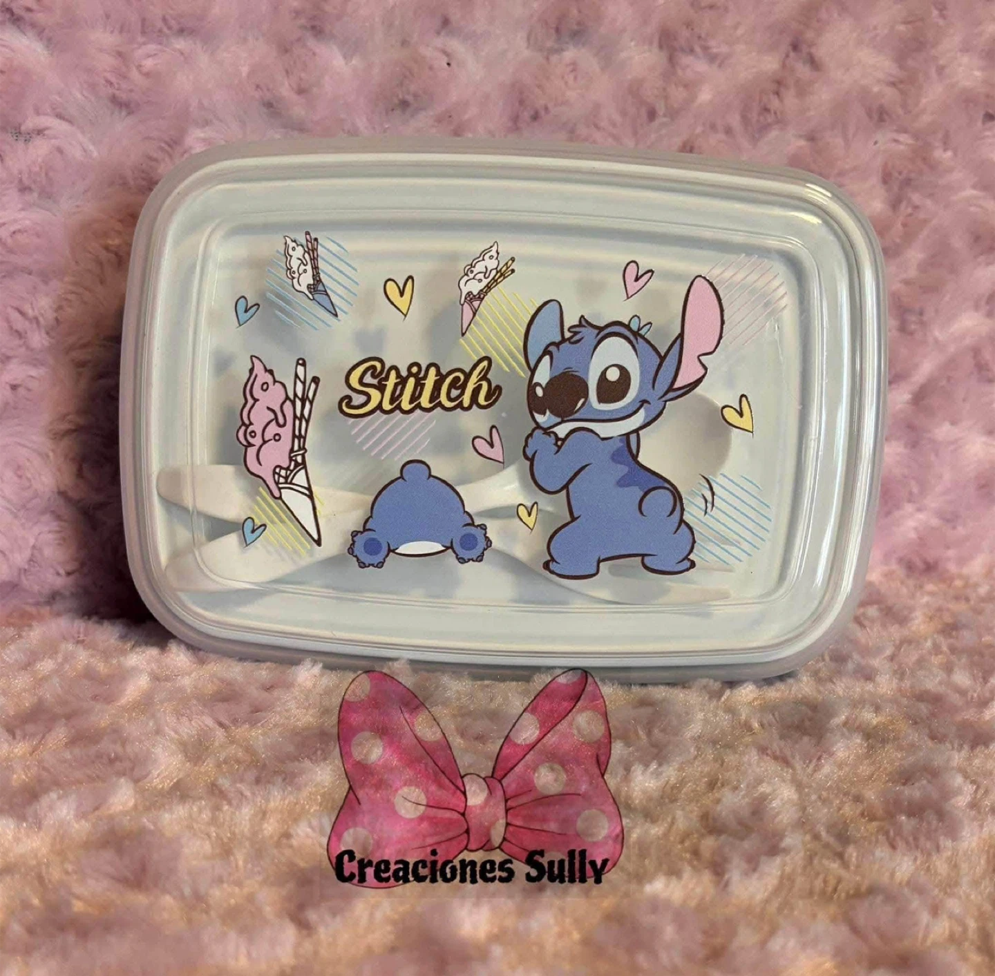 Stitch Character Food Container
