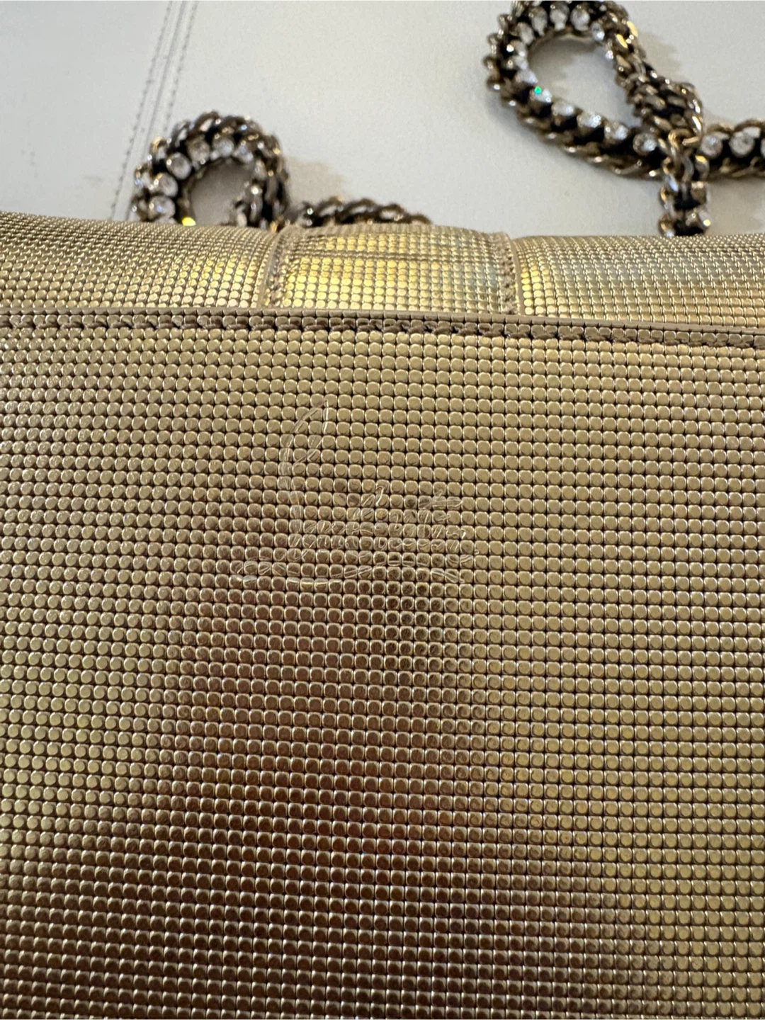 Christian Louboutin Metallic Gold Chain Mini Backpack - photo 3