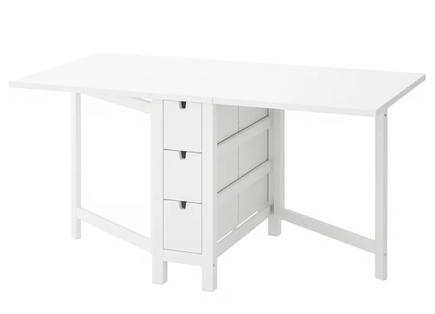 Dining Table with Drawers – Expandable + Chairs Included