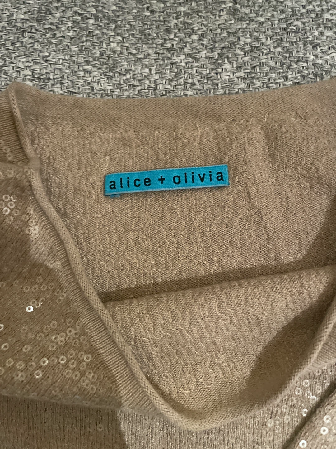 Alice + Olivia Sequin Sweater  - Size Small - photo 2