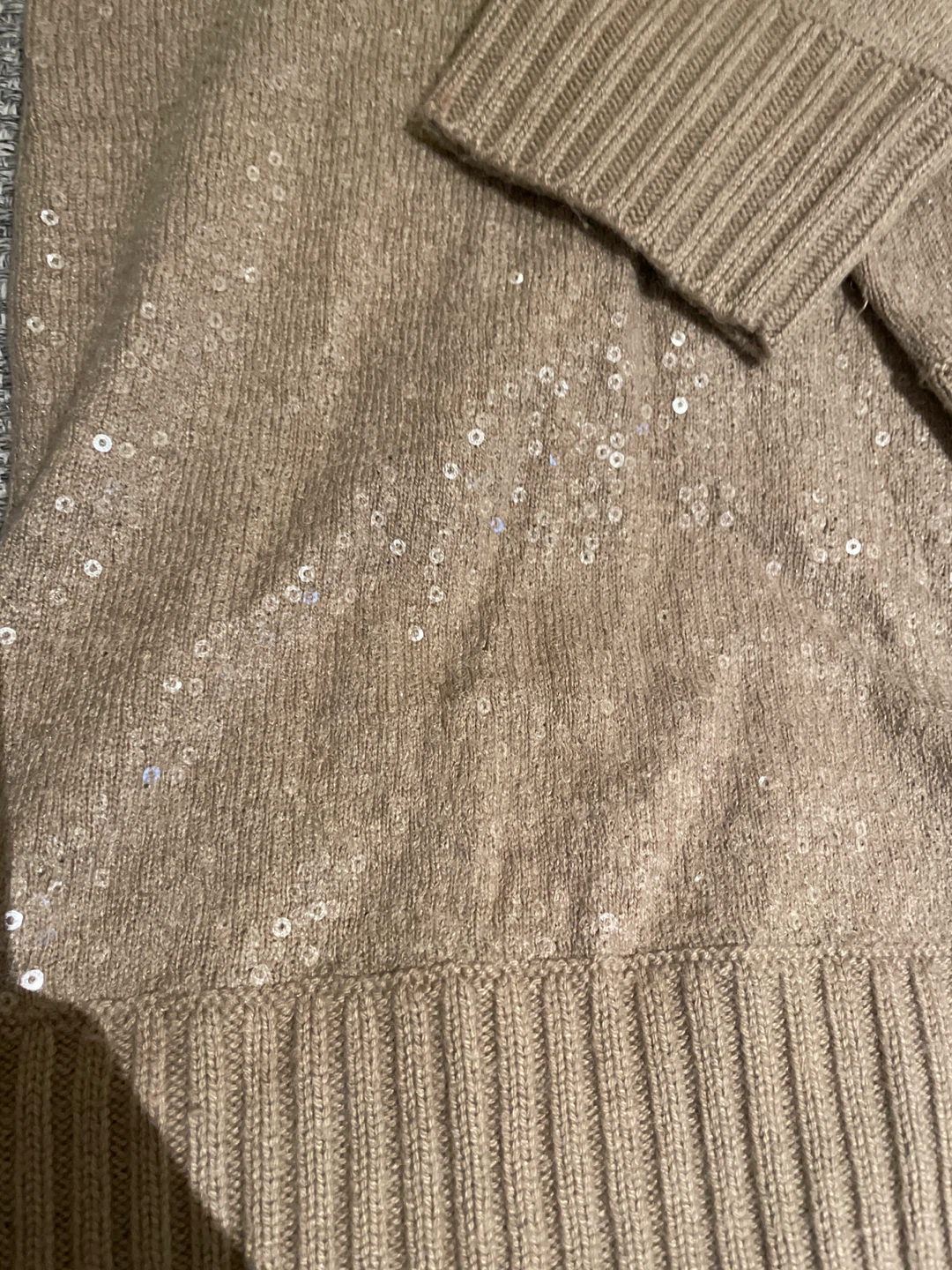 Alice + Olivia Sequin Sweater  - Size Small - photo 3