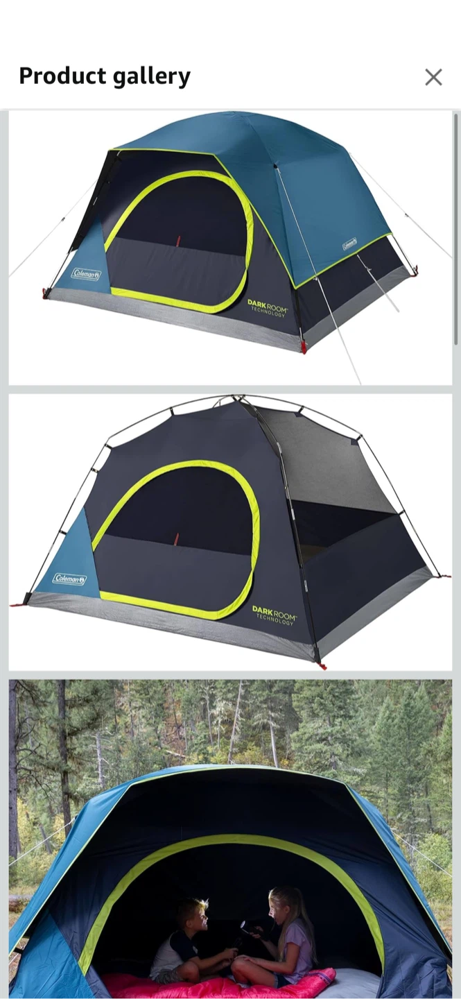 Coleman Dark Room Sundome 6-Person Tent - photo 2