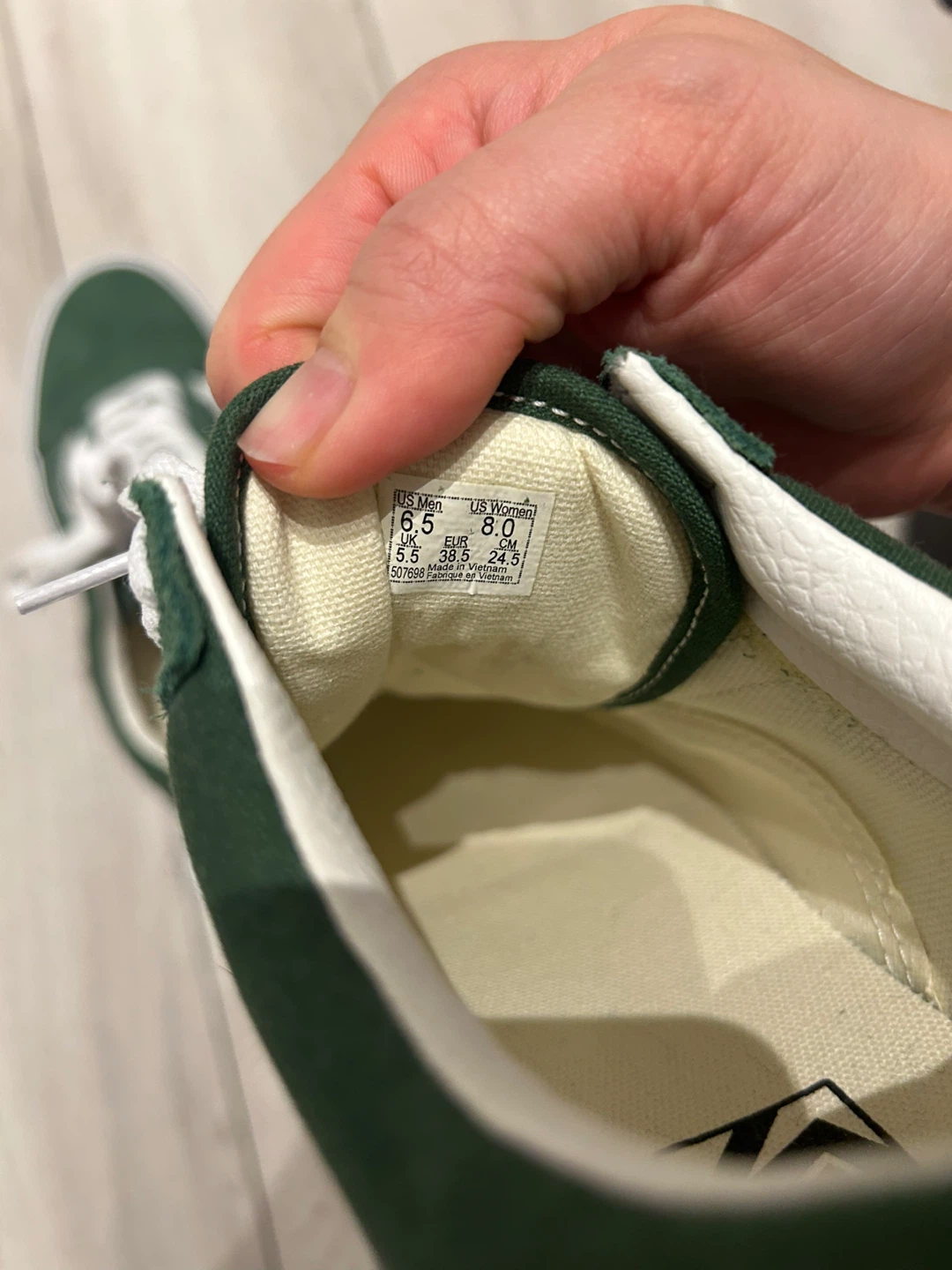 Vans Old Skool, Green, women 8 - photo 5