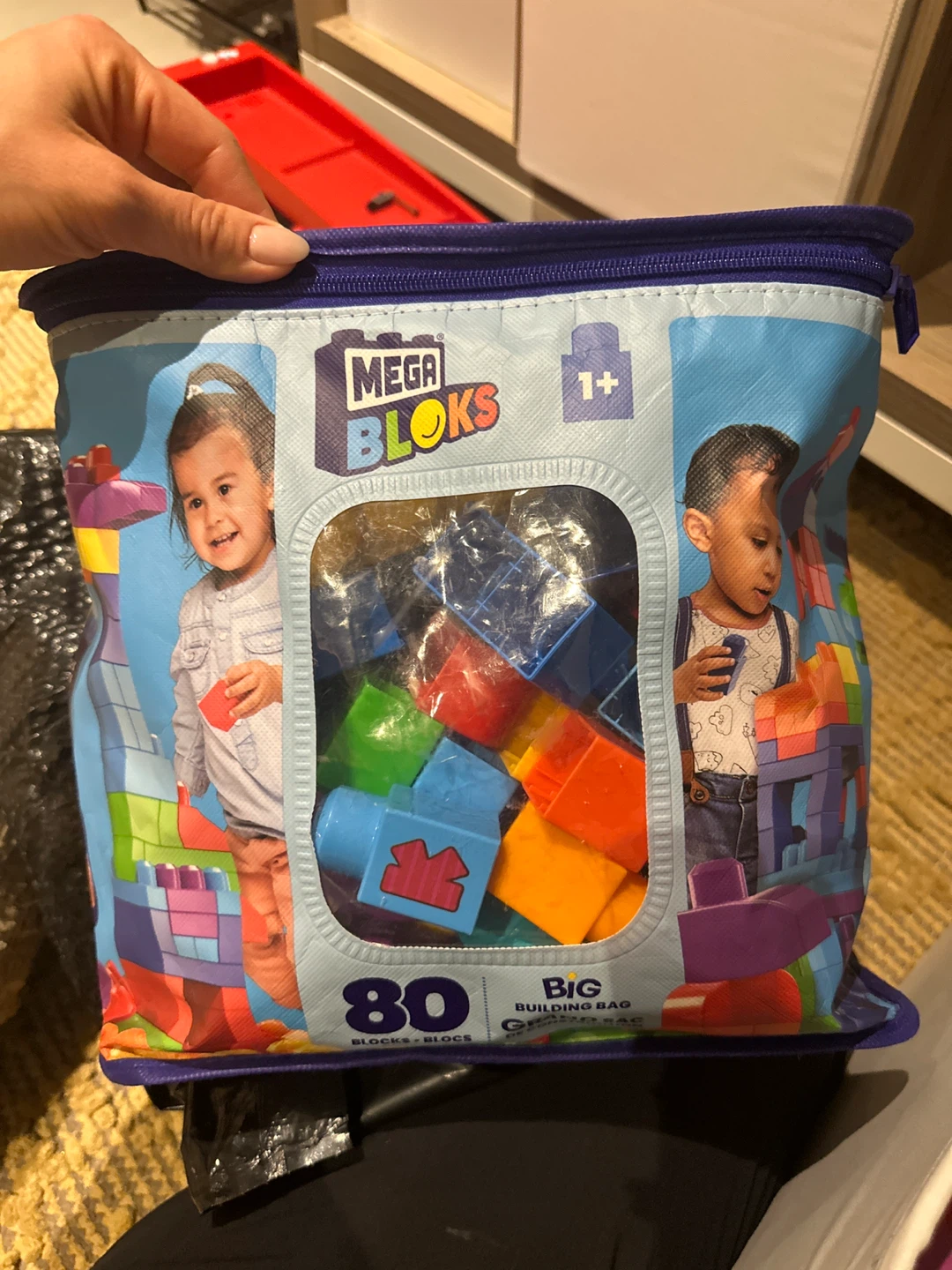 Mega Bloks Big Building Bag - 80 Blocks