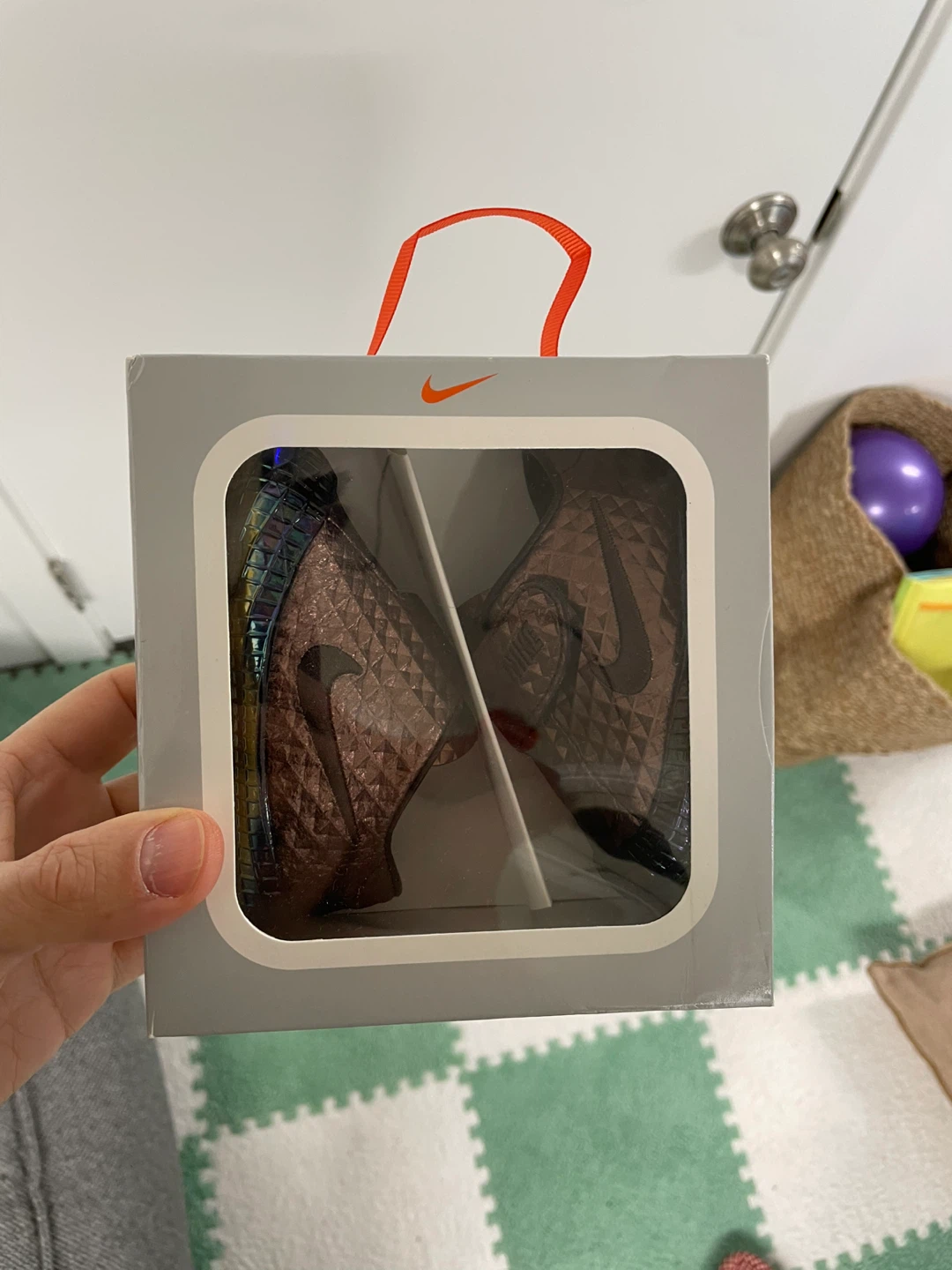 Nike Waffle 1 (V) Baby Shoes - Baroque Brown, Size 3 (US)