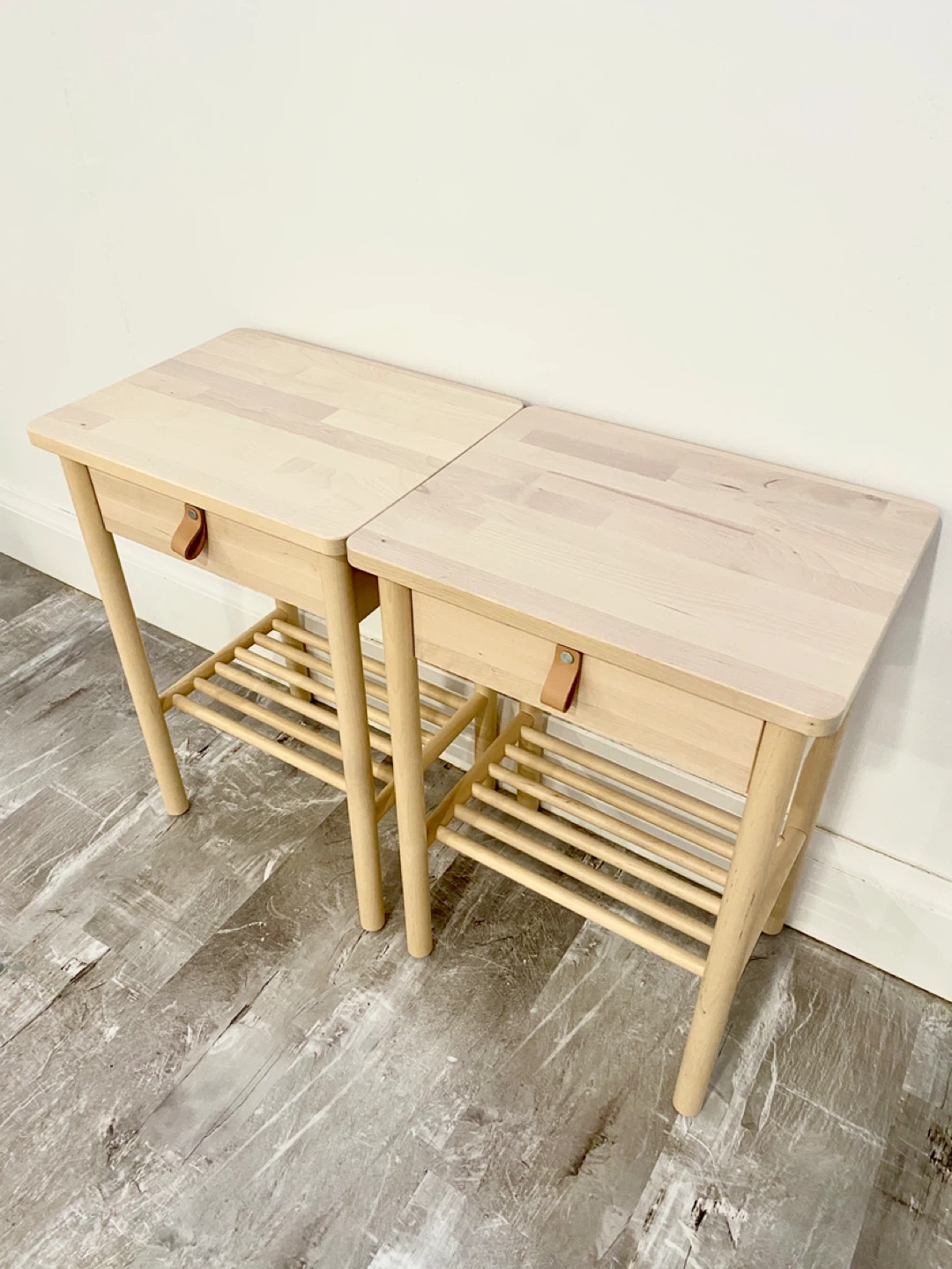Set of 2 IKEA Björksnäs Birch Nightstands - photo 2