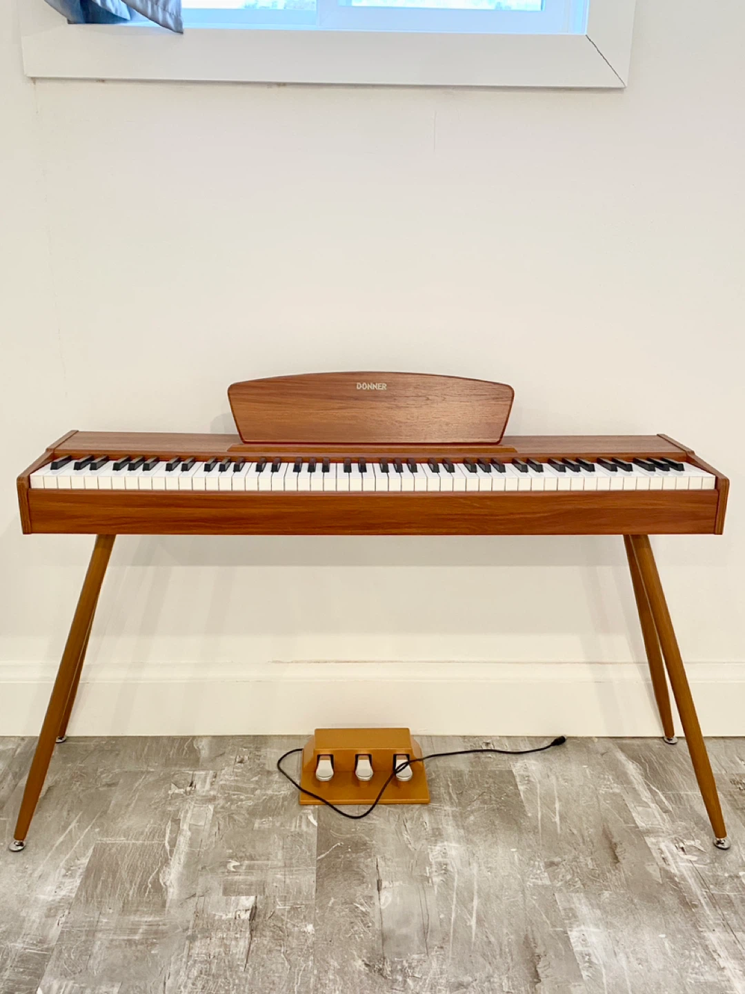 Donner DDP-80 Wooden Digital Piano, 88 Weighted Keys - photo 2
